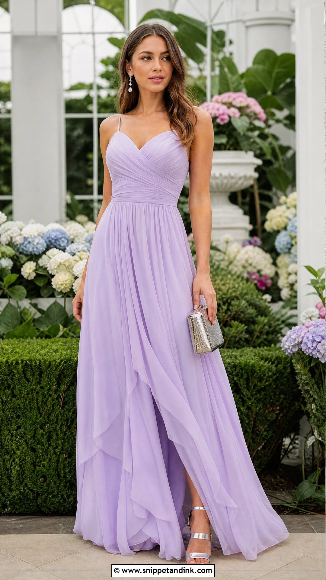 Pastel Maxi Dress Garden Party Wedding Outfit - Snippet and Ink - 20 Garden Party Wedding Outfit Ideas