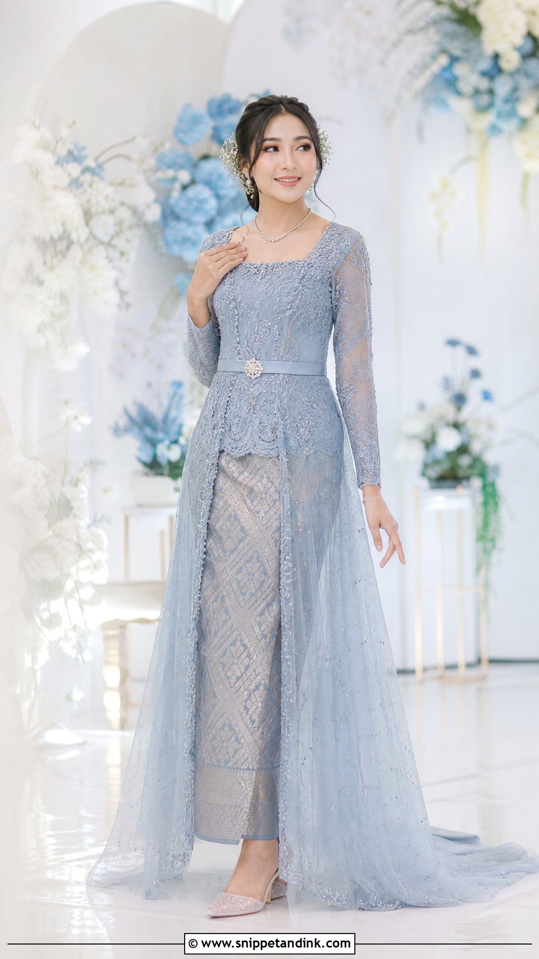 Pastel Modern Indonesian Wedding Dress - Snippet and Ink - 20 Indonesian Wedding Dress Ideas
