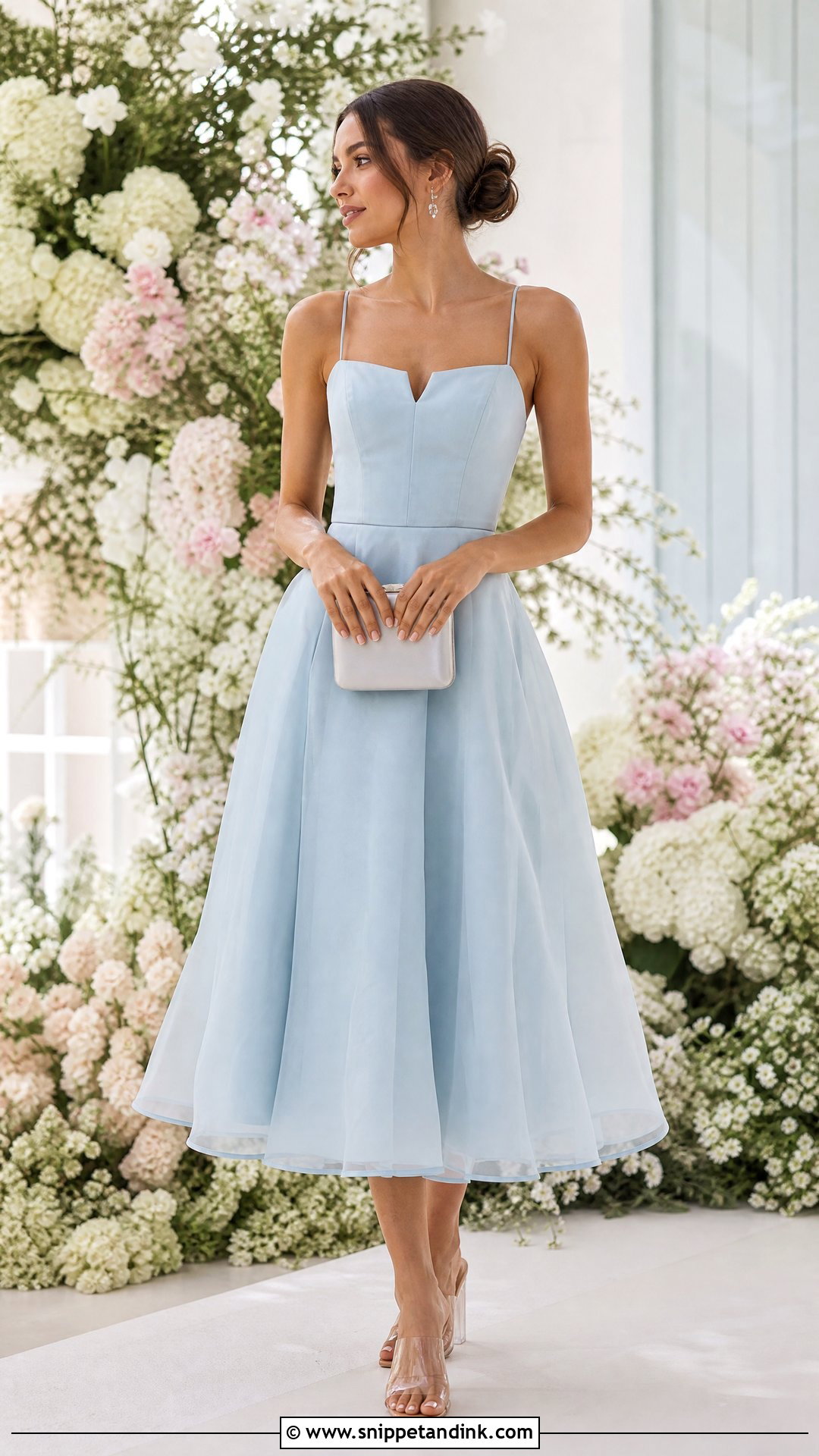 Pastel Organza Dress Wedding Outfit - Snippet and Ink - 25 Pastel Dress Wedding Outfit Ideas
