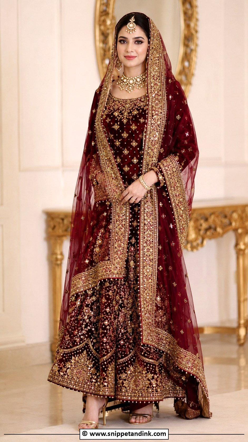 Pastel Pakistani Bridal Maxi - Snippet and Ink - 30 Pakistani Bridal Dresses