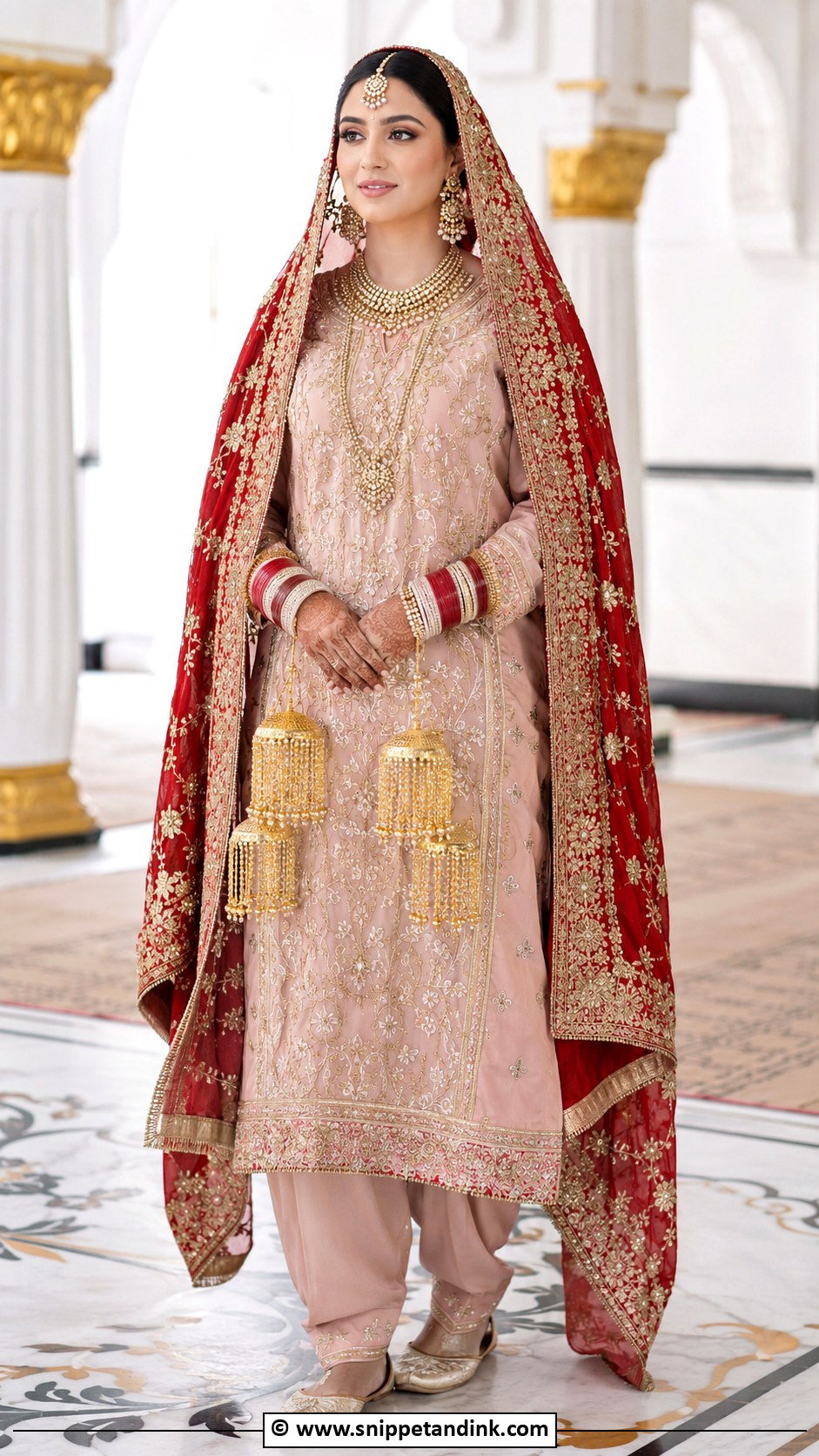 Pastel Punjabi Bridal Suit - Snippet and Ink - 25 Bridal Suits Punjabi Sikh Bride