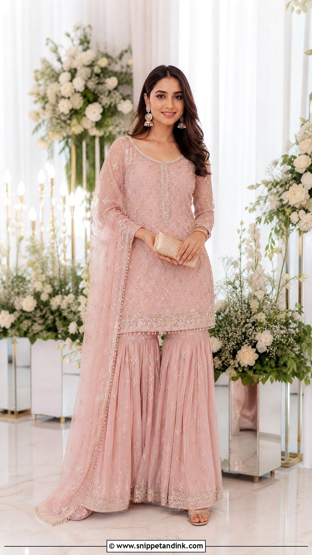 Pastel Punjabi Sharara Suit For Wedding - Snippet and Ink - 25 Trending Punjabi Suits for Wedding