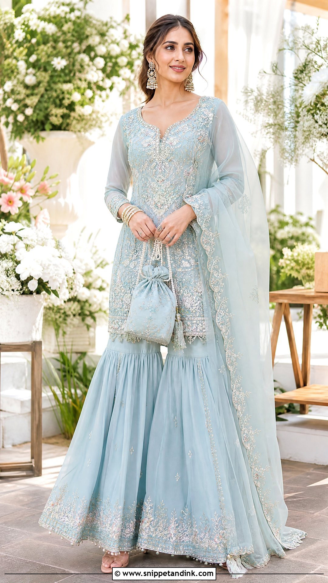 Pastel Punjabi Wedding Outfit - Snippet and Ink - 25 Punjabi Wedding Outfits