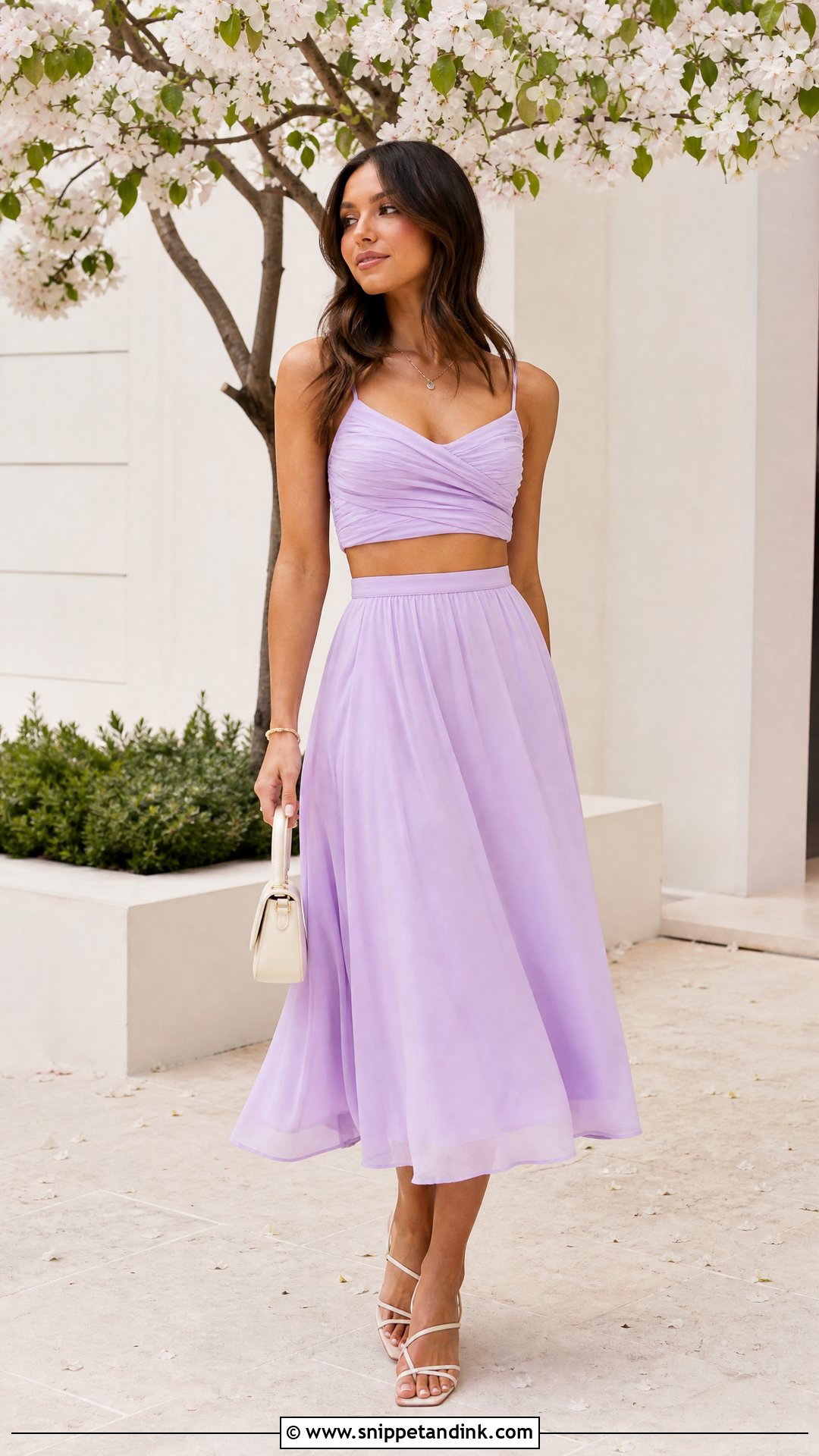 Pastel Skirt Set Rehearsal Outfit - Snippet and Ink - 25 Rehearsal Outfit Ideas