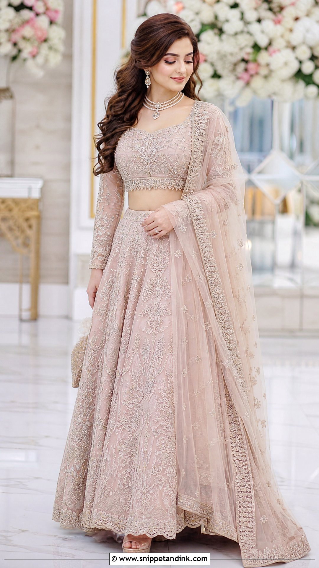 Pastel Waleema Dress With Lehenga - Snippet and Ink - 25 Waleema Dress Pakistani Bridal Ideas