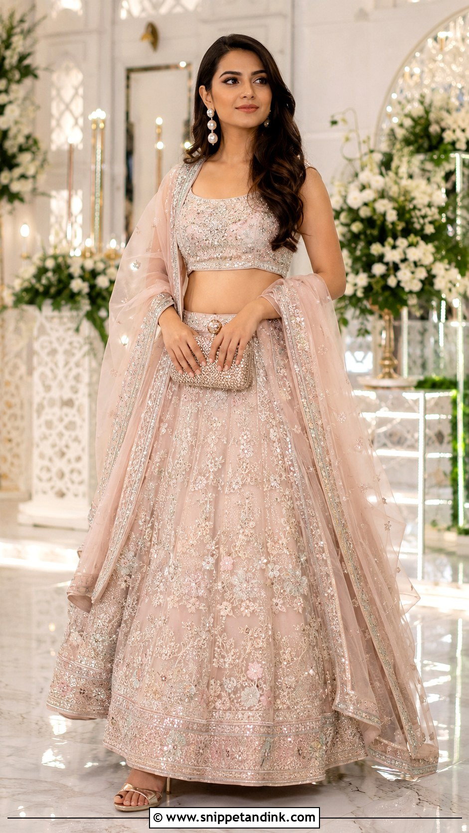 Pastel Walima Lehenga - Snippet and Ink - 25 Walima Outfit Ideas