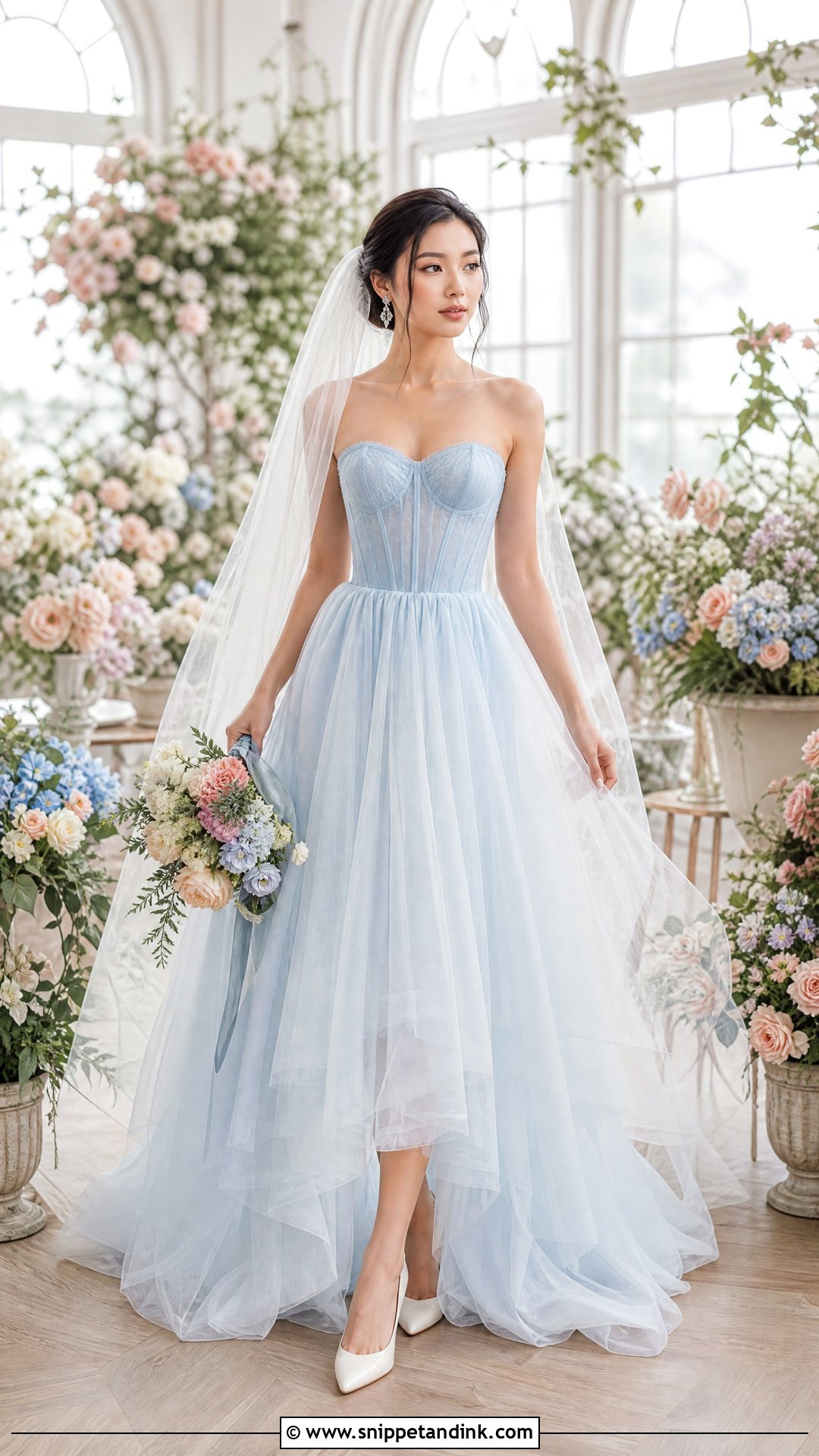 Pastel Wedding Dress - Snippet and Ink - 25 Runway Wedding Dress Ideas