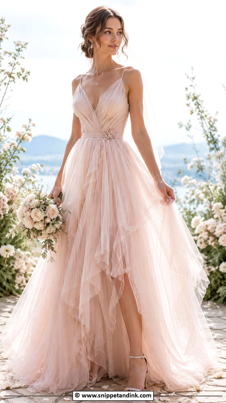 Pastel Wedding Dress - Snippet and Ink - 25 Whimsical Wedding Dresses
