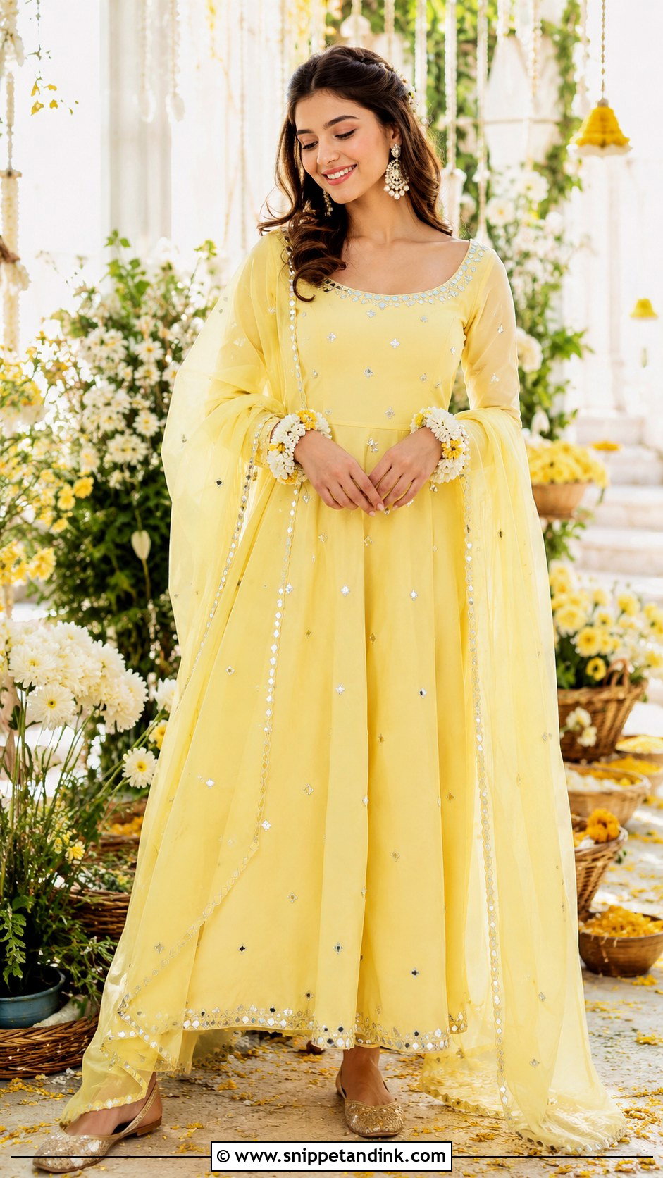 Pastel Yellow Haldi Suit - Snippet and Ink - 25 Haldi Suit Ideas