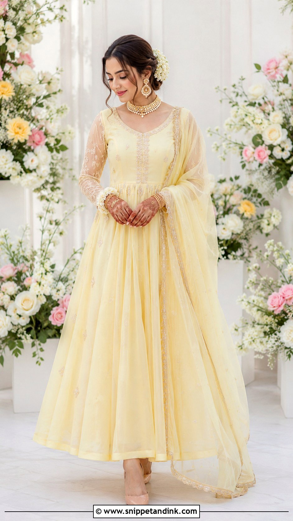 Pastel Yellow Mayoun Dress - Snippet and Ink - 25 Mayoun Dress Ideas