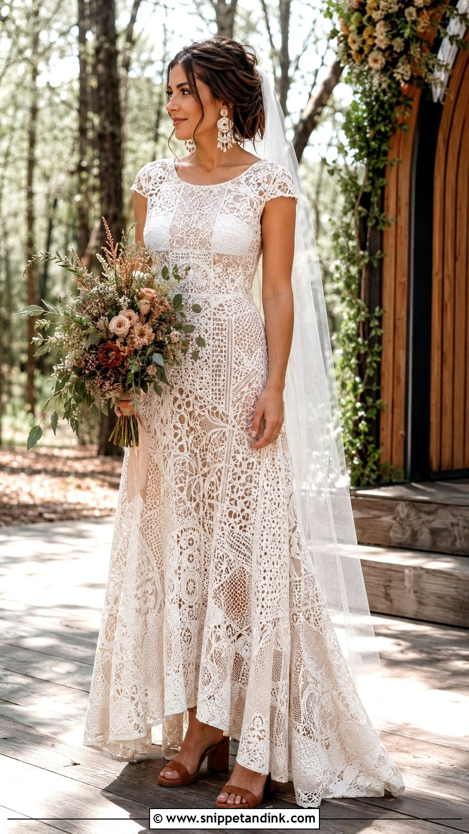 Patchwork Lace Wedding Dress - Snippet and Ink - 20 Funky Wedding Dress Ideas