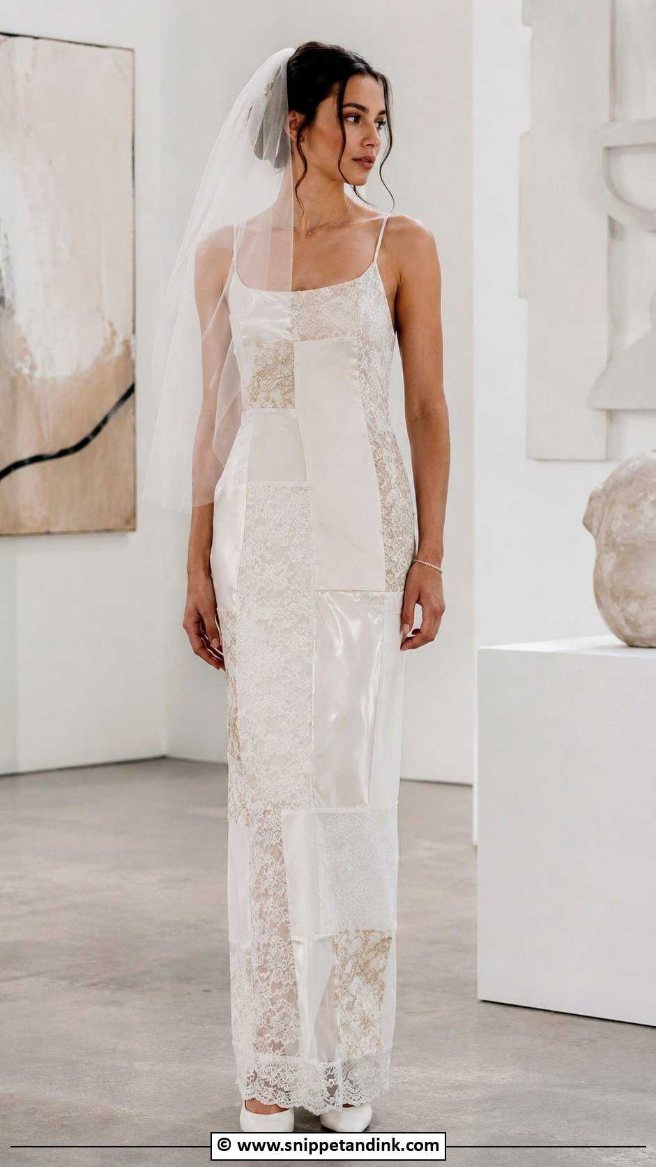 Patchwork Ugly Wedding Dress - Snippet and Ink - 30 Ugly Wedding Dress Ideas