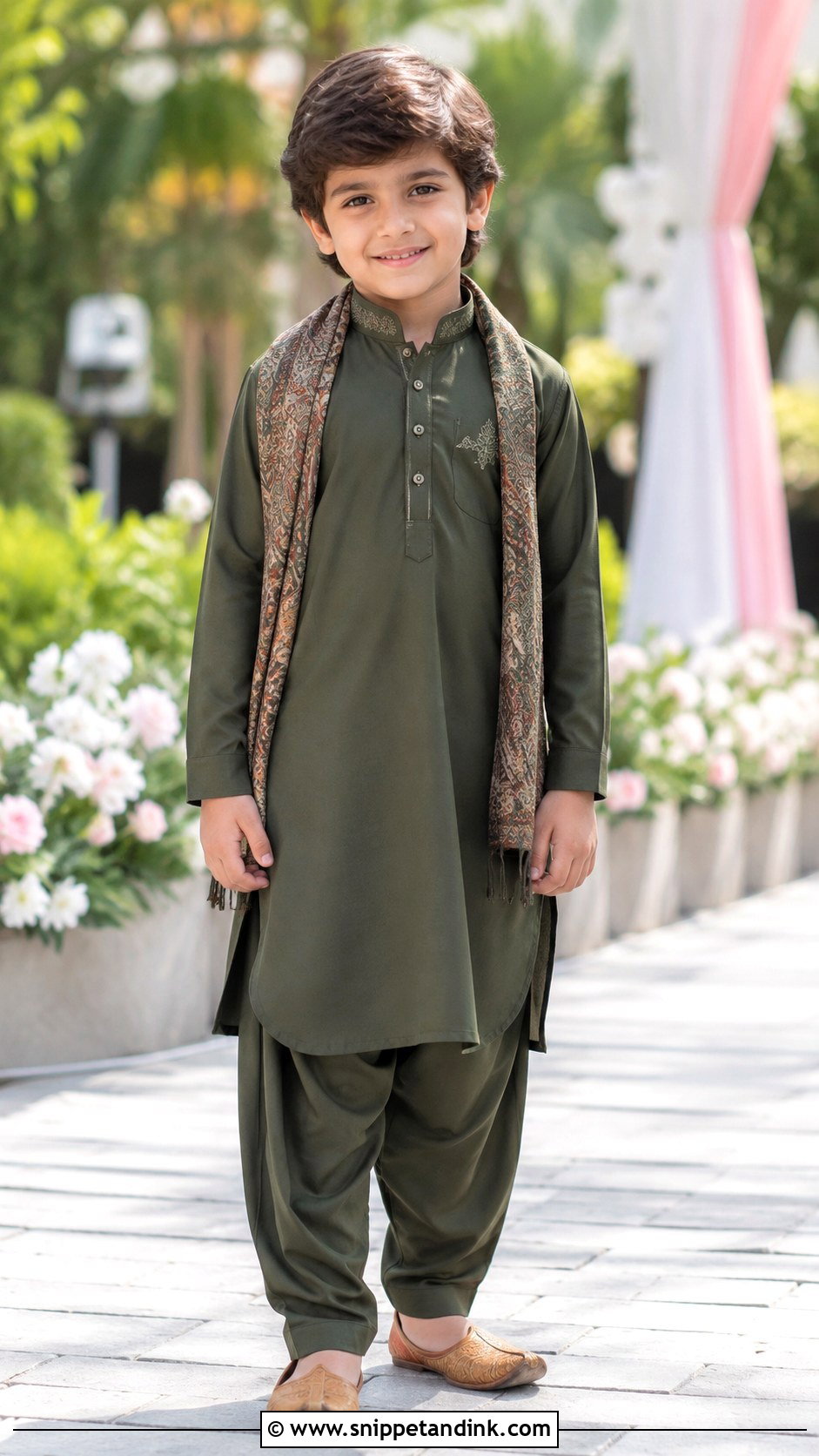 Pathani Suit Indian Kids Wedding Dress - Snippet and Ink - 25 Indian Kids Wedding Dresses