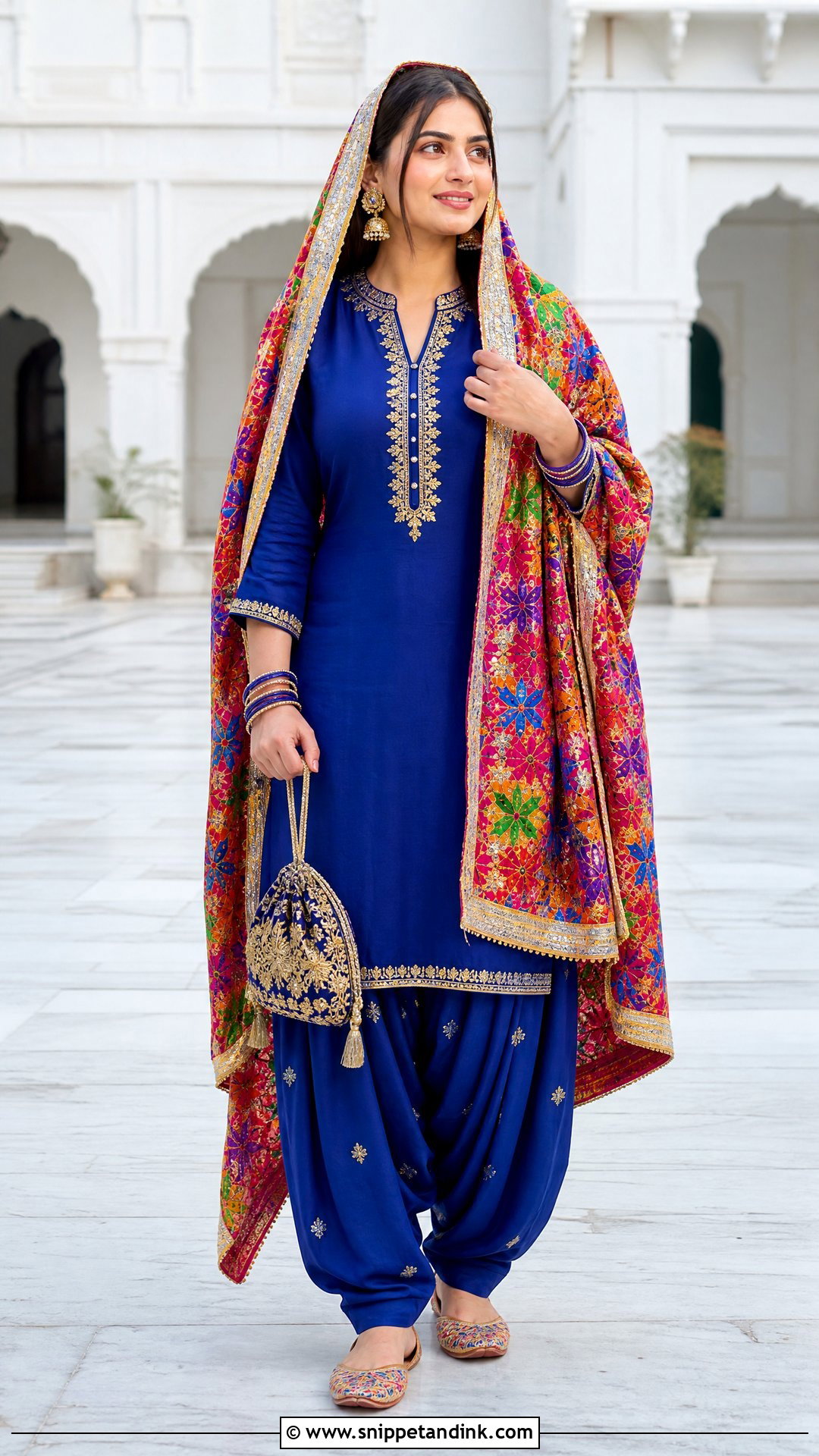Patiala Suit For Gurudwara Wedding - Snippet and Ink - 25 Gurudwara Wedding Outfit Ideas