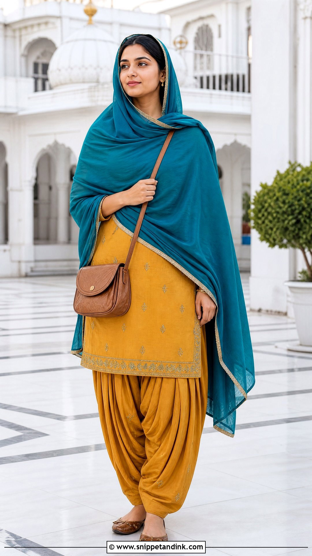 Patiala Suit For Gurudwara - Snippet and Ink - 20 Gurudwara Outfit Ideas