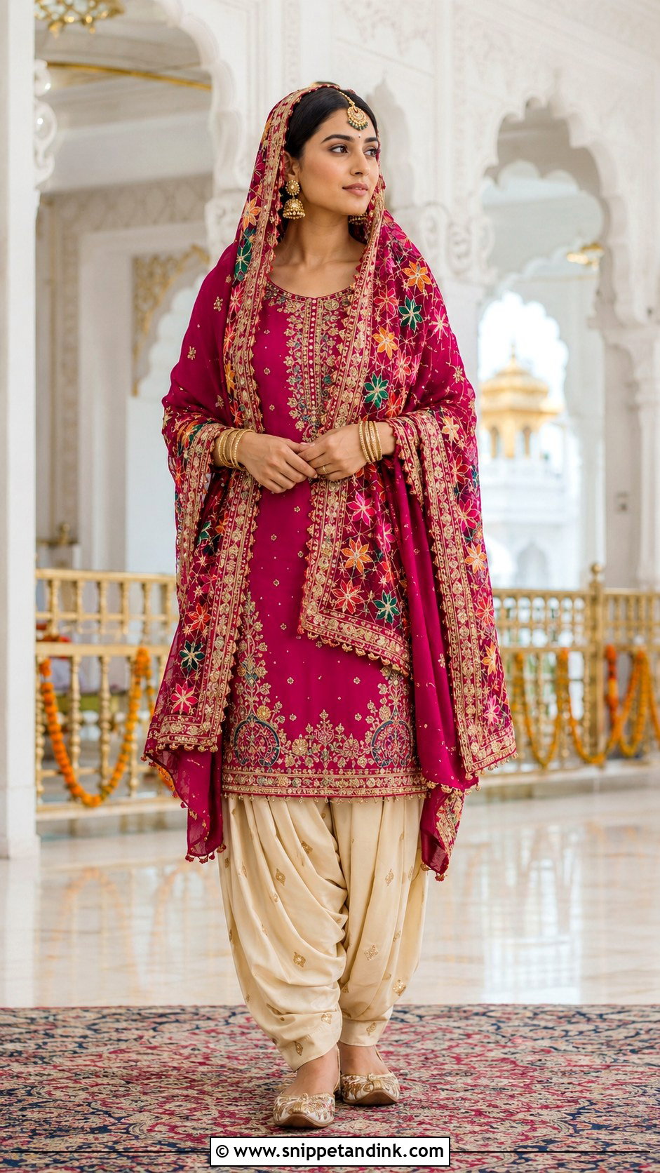 Patiala Suit For Sikh Wedding - Snippet and Ink - 25 Sikh Wedding Dress Ideas