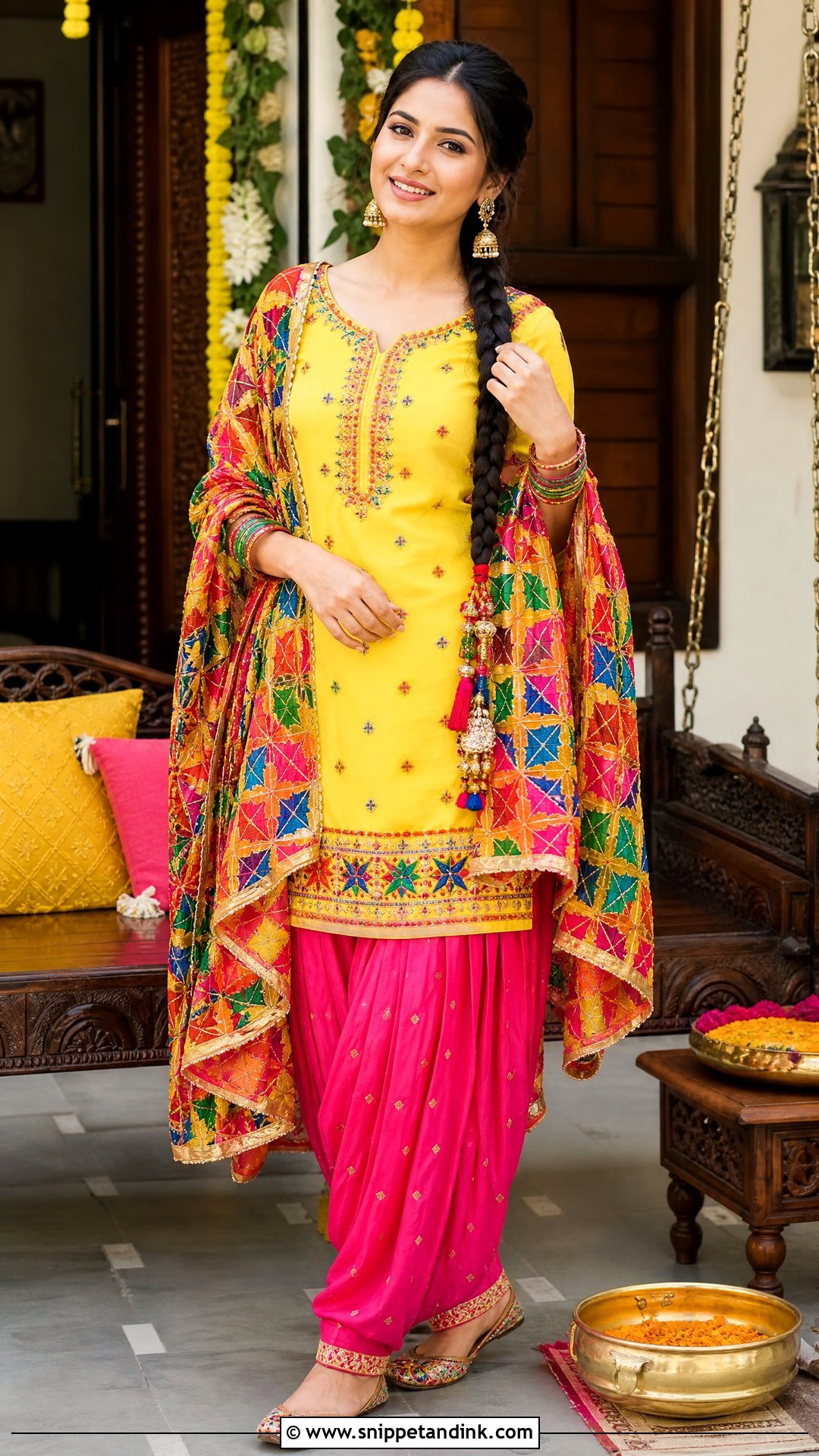 Patiala Suit Haldi Outfit - Snippet and Ink - 20 Pre Wedding Traditional Outfits