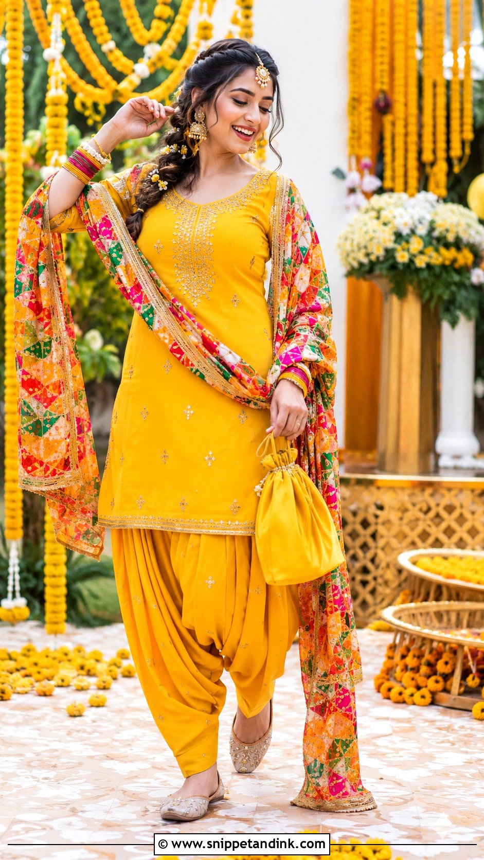Patiala Suit Haldi Outfit - Snippet and Ink - 20 Desi Fits for Wedding Ideas