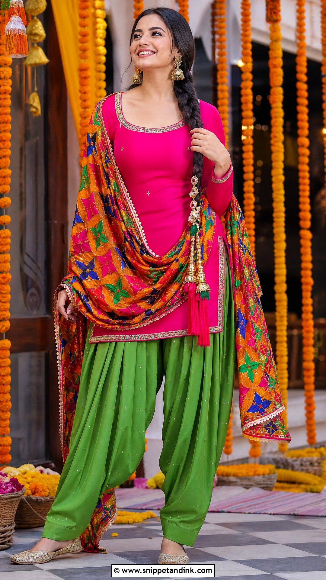Patiala Suit Mehendi Outfit - Snippet and Ink - 25 Mehendi Night Outfit Ideas