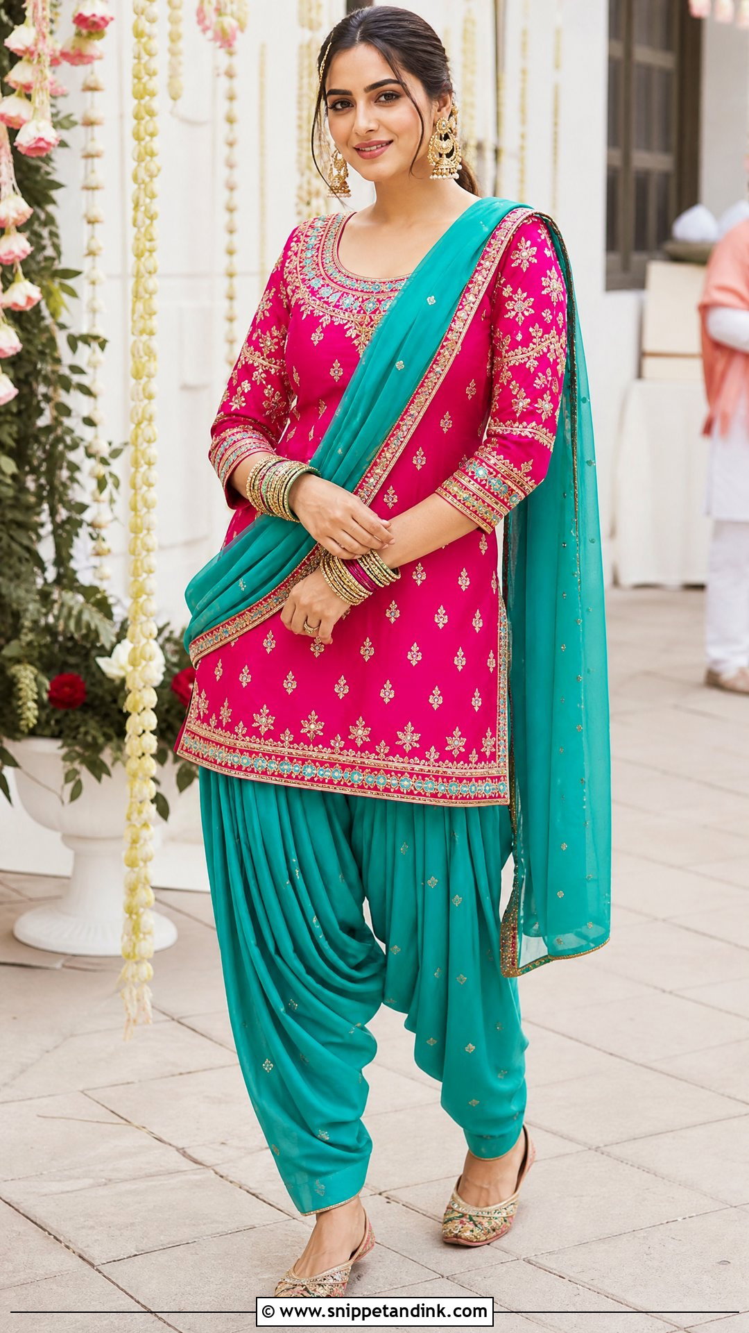 Patiala Suit Punjabi Wedding Outfit - Snippet and Ink - 25 Punjabi Wedding Outfits