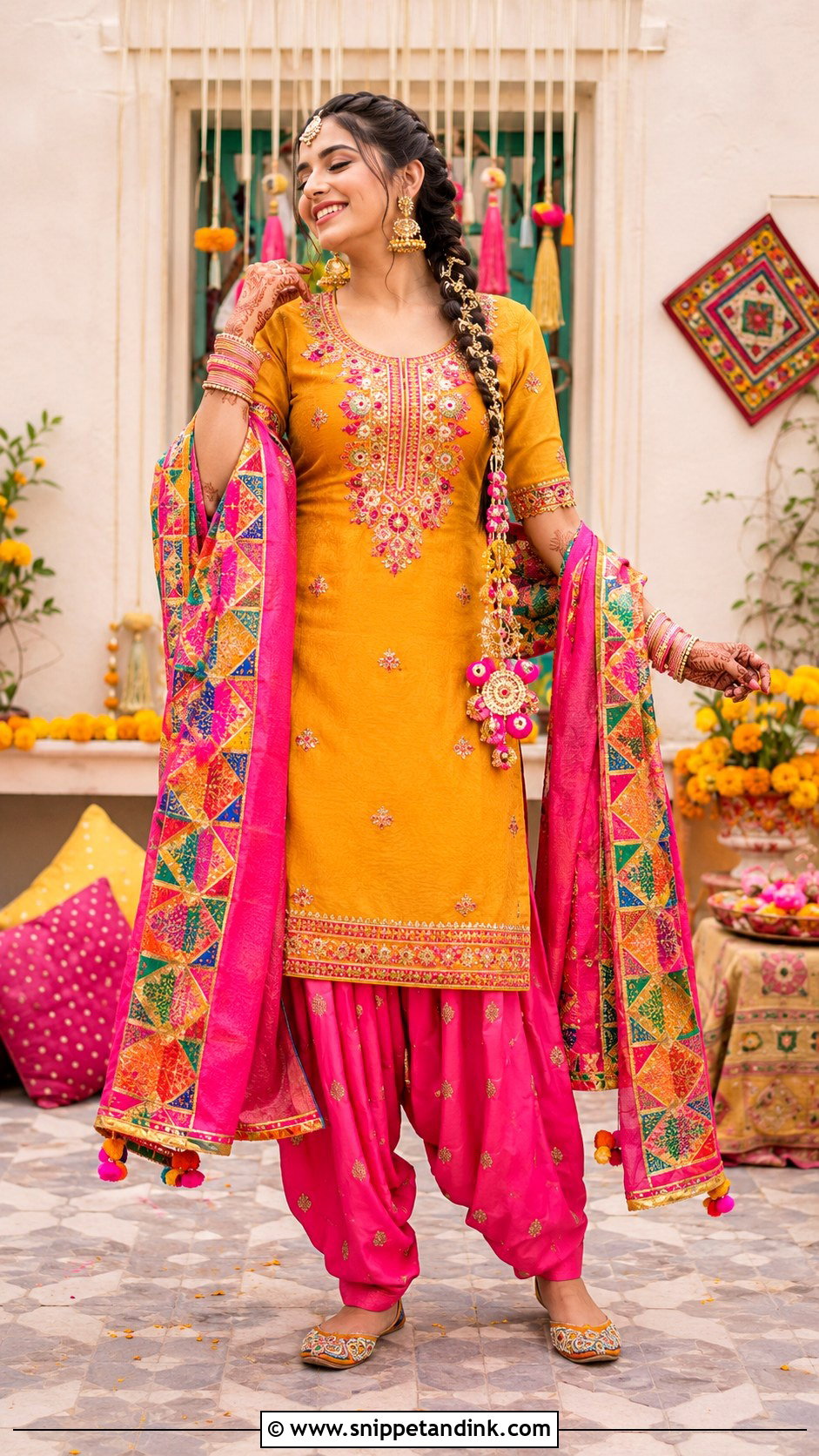 Patiala Suit Shadi Dress - Snippet and Ink - 20 Indian Shadi Dresses