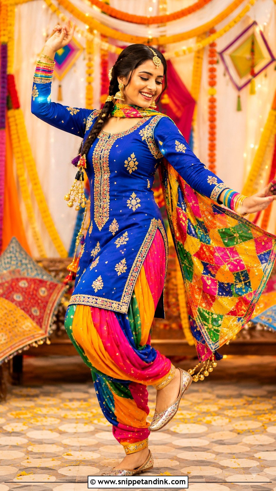 Patiala Suit for the Jaggo - Snippet and Ink - 20 Indian Sister Wedding Outfit Ideas