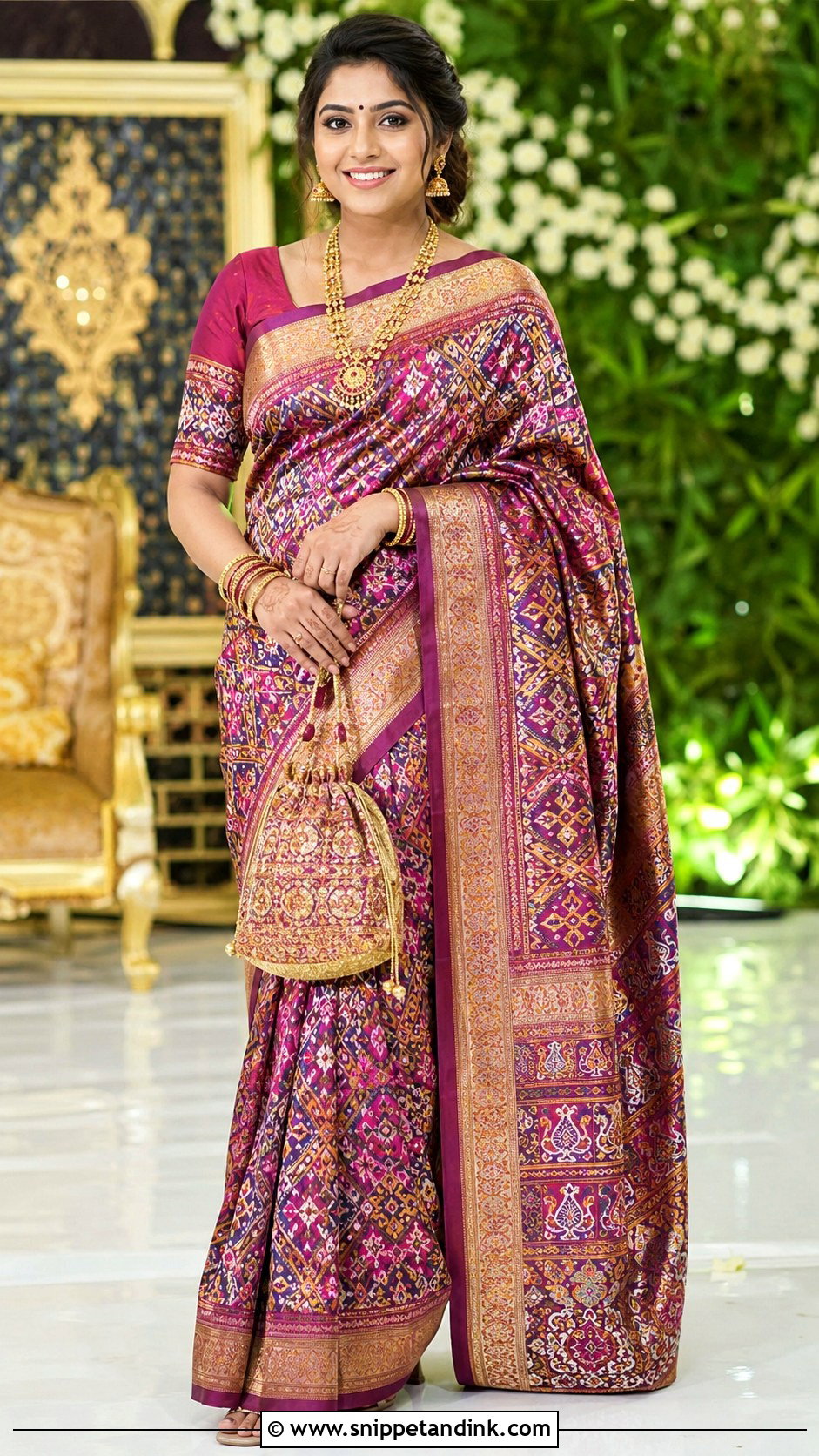 Patola Saree - Snippet and Ink - 25 Traditional Indian Dresses for Wedding
