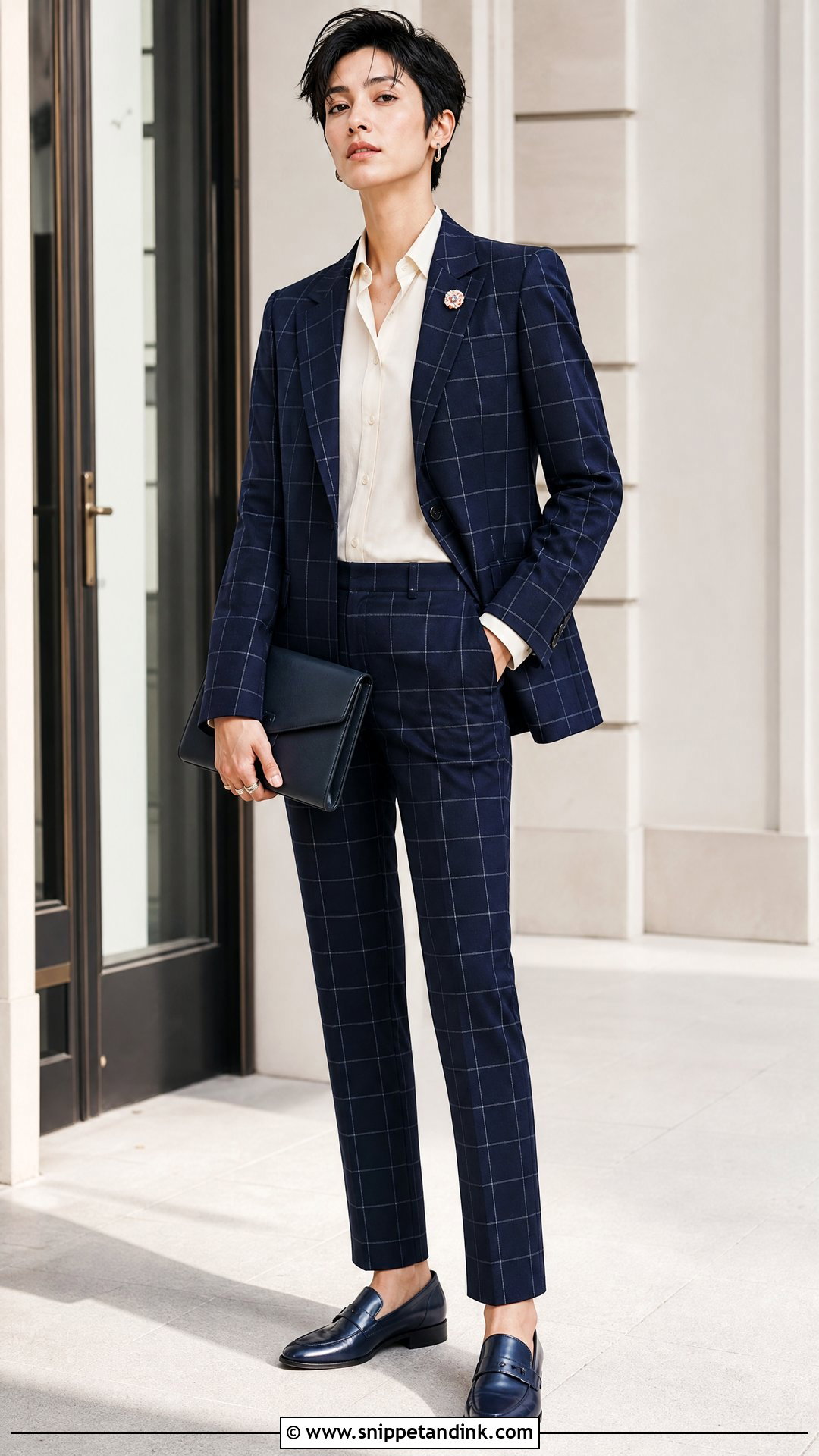 Patterned Suit Wedding Outfit - Snippet and Ink - 20 Unisex Wedding Outfit Ideas
