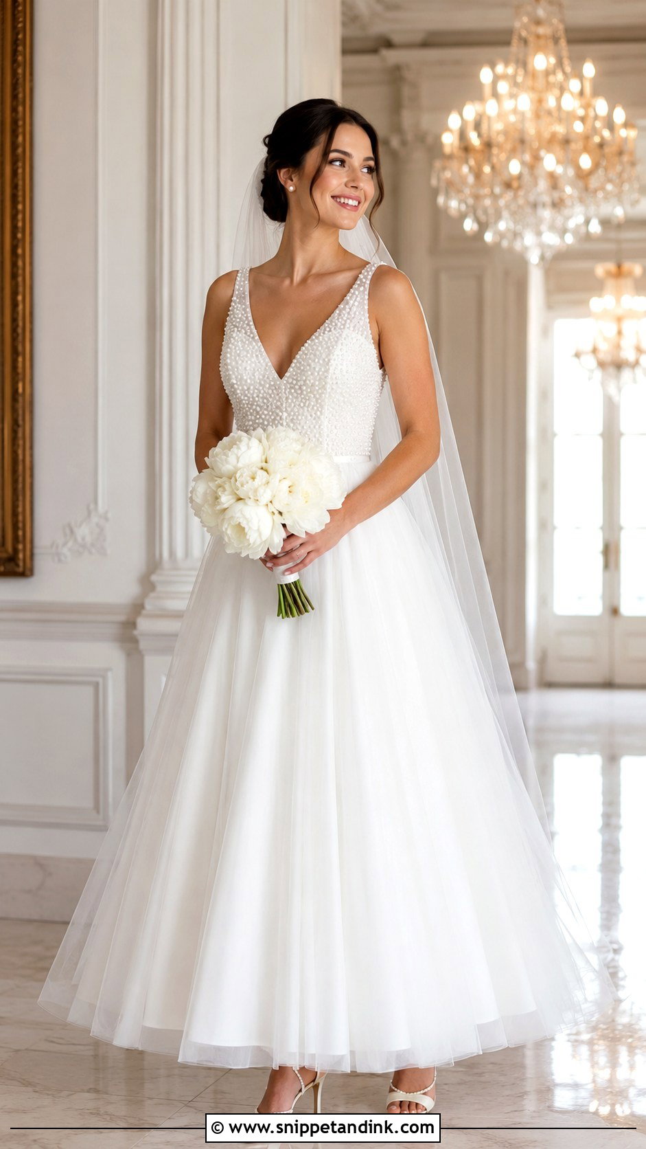 Pearl A Line Wedding Dress - Snippet and Ink - 20 Align Wedding Dress Ideas