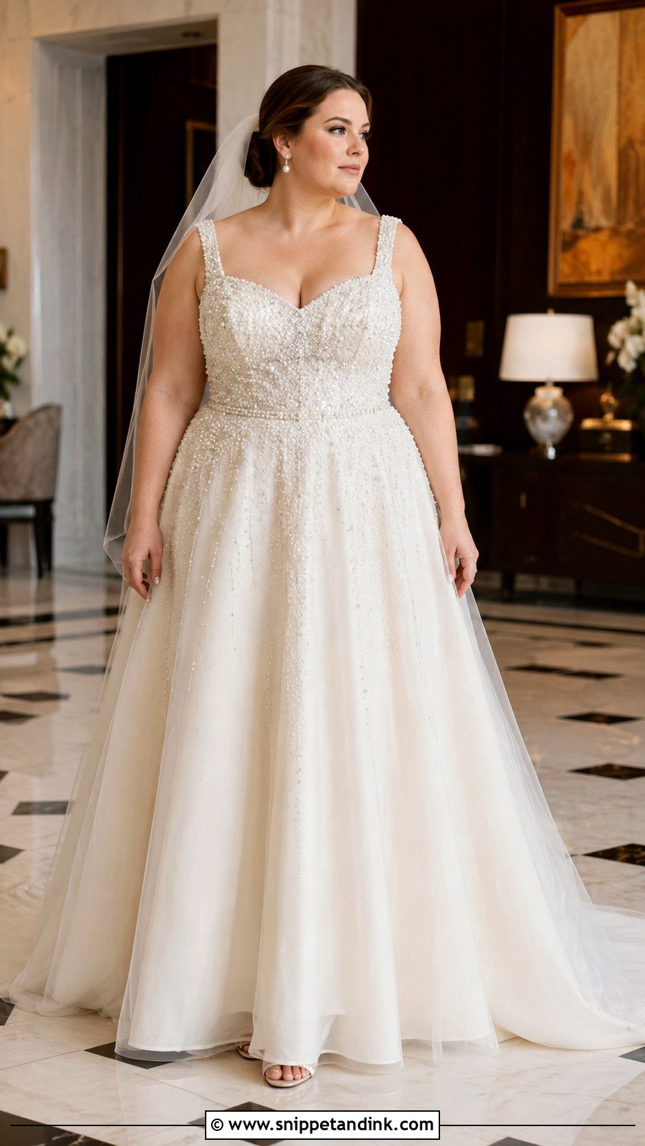 Pearl And Crystal Wedding Dress - Snippet and Ink - 20 Crystal Wedding Dress Ideas