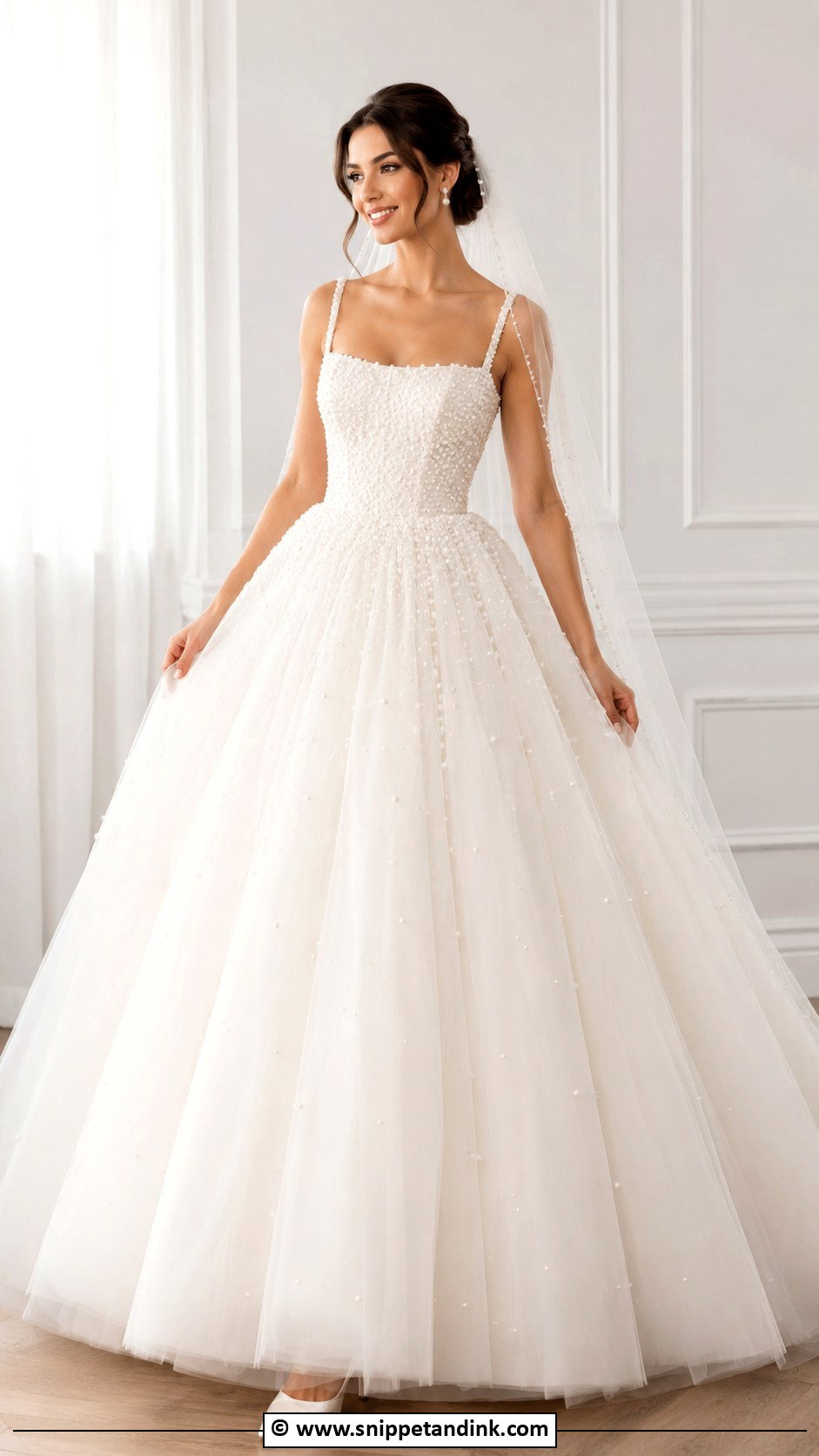 Pearl Ball Gown Wedding Dress - Snippet and Ink - 30 Ball Gowns Wedding