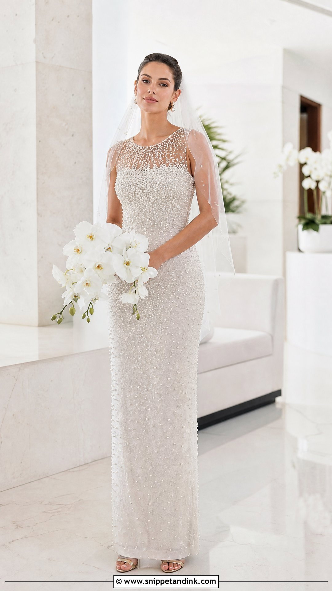 Pearl Beaded Couture Bridal Gown - Snippet and Ink - 25 Couture Bridal Gowns
