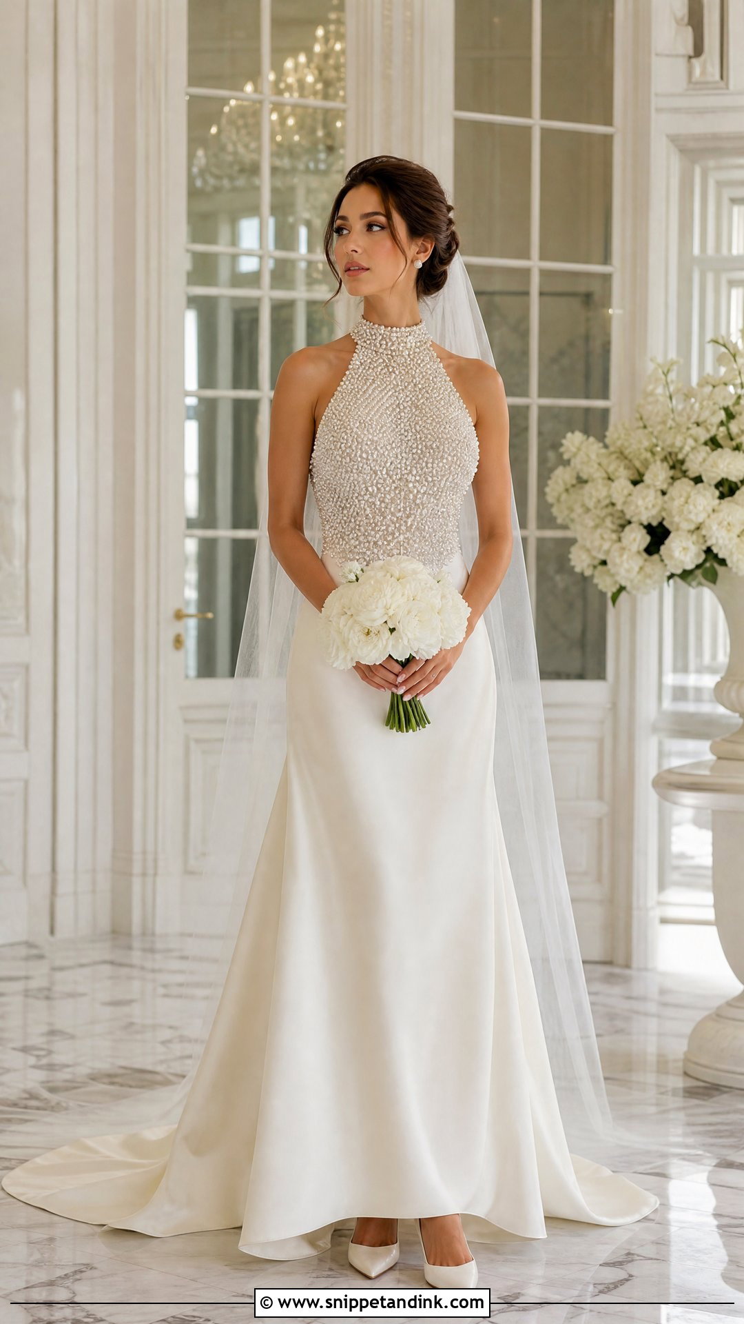 Pearl Beaded Wedding Couture - Snippet and Ink - 20 Wedding Couture Ideas