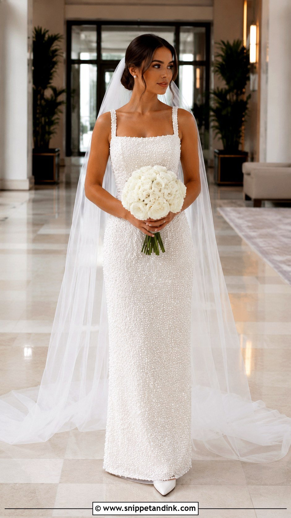Pearl Beaded Wedding Dress - Snippet and Ink - 20 Hot Wedding Dress Ideas