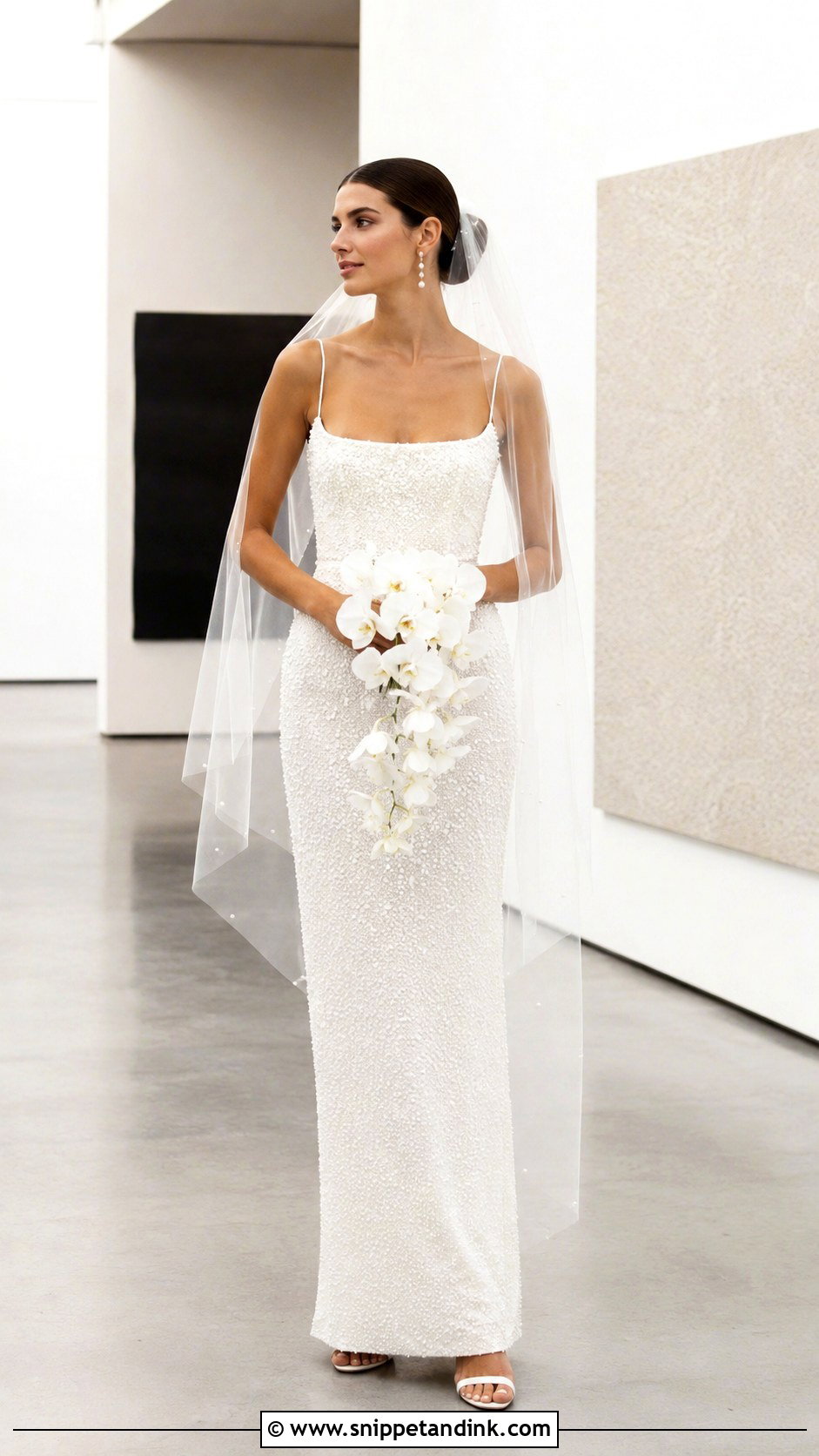 Pearl Beaded Wedding Dress - Snippet and Ink - 20 I Said Yes to the Dress Ideas