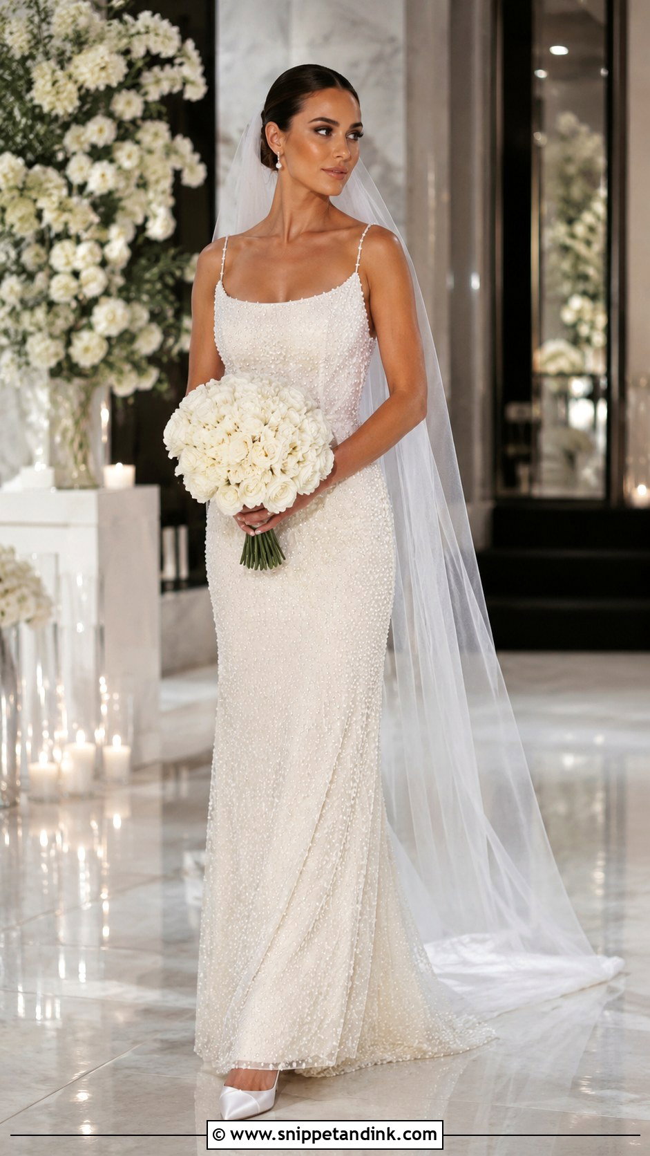 Pearl Beaded Wedding Dress - Snippet and Ink - 25 Perfect Wedding Dress Ideas