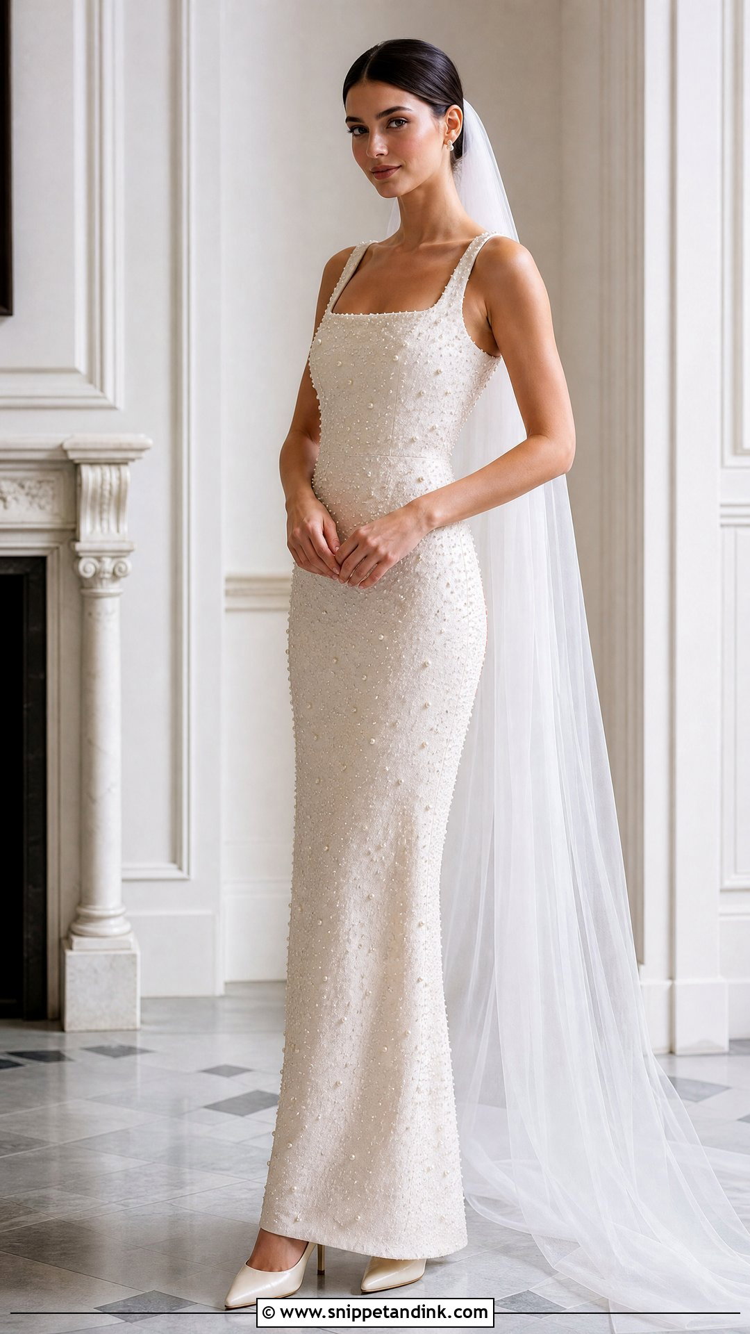 Pearl Beaded Wedding Dress - Snippet and Ink - 20 Wedding Dresses for Sale