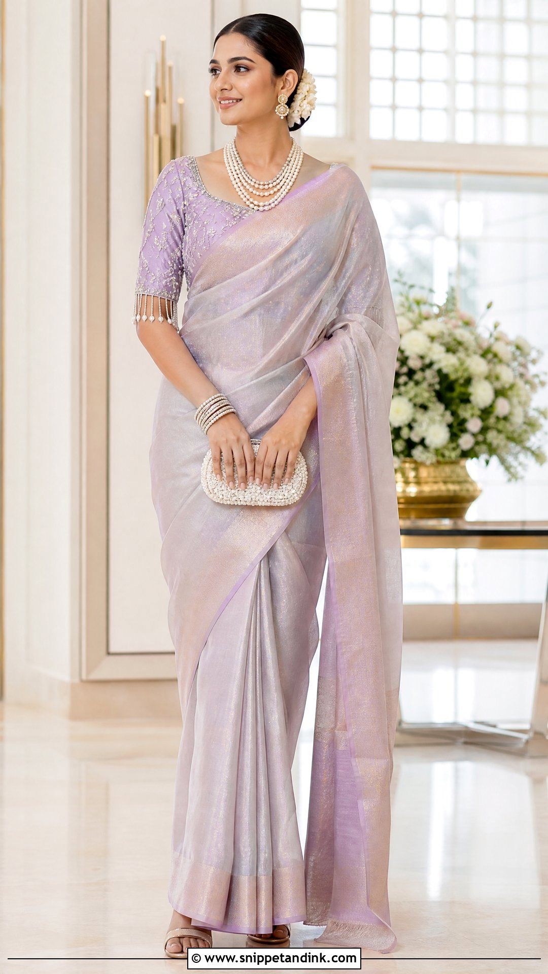 Pearl Bridal Blouse Maggam Work Design - Snippet and Ink - 20 Latest Bridal Blouse Maggam Work Designs