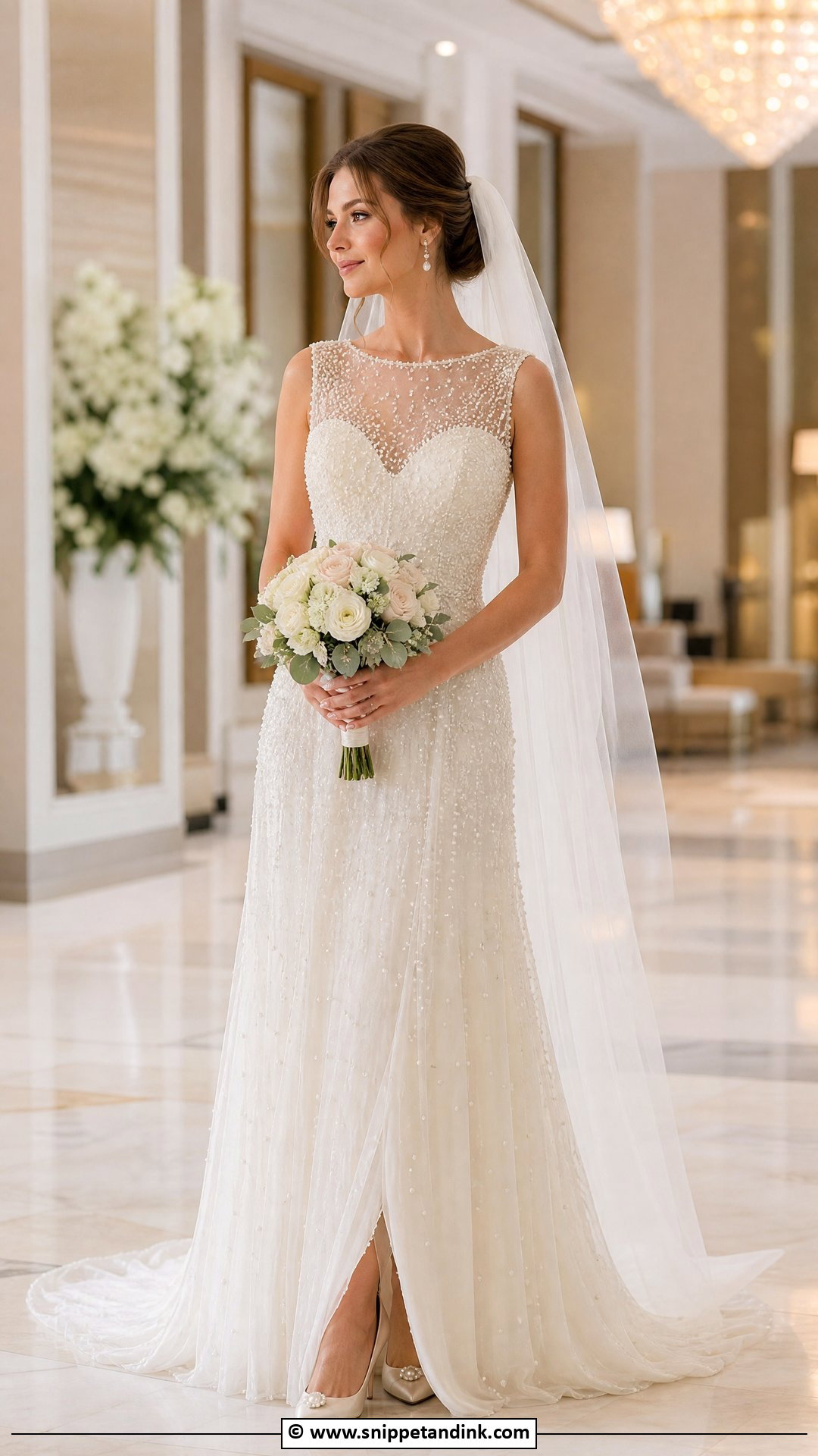 Pearl Bridal Dress - Snippet and Ink - 35 Latest Bridal Dresses