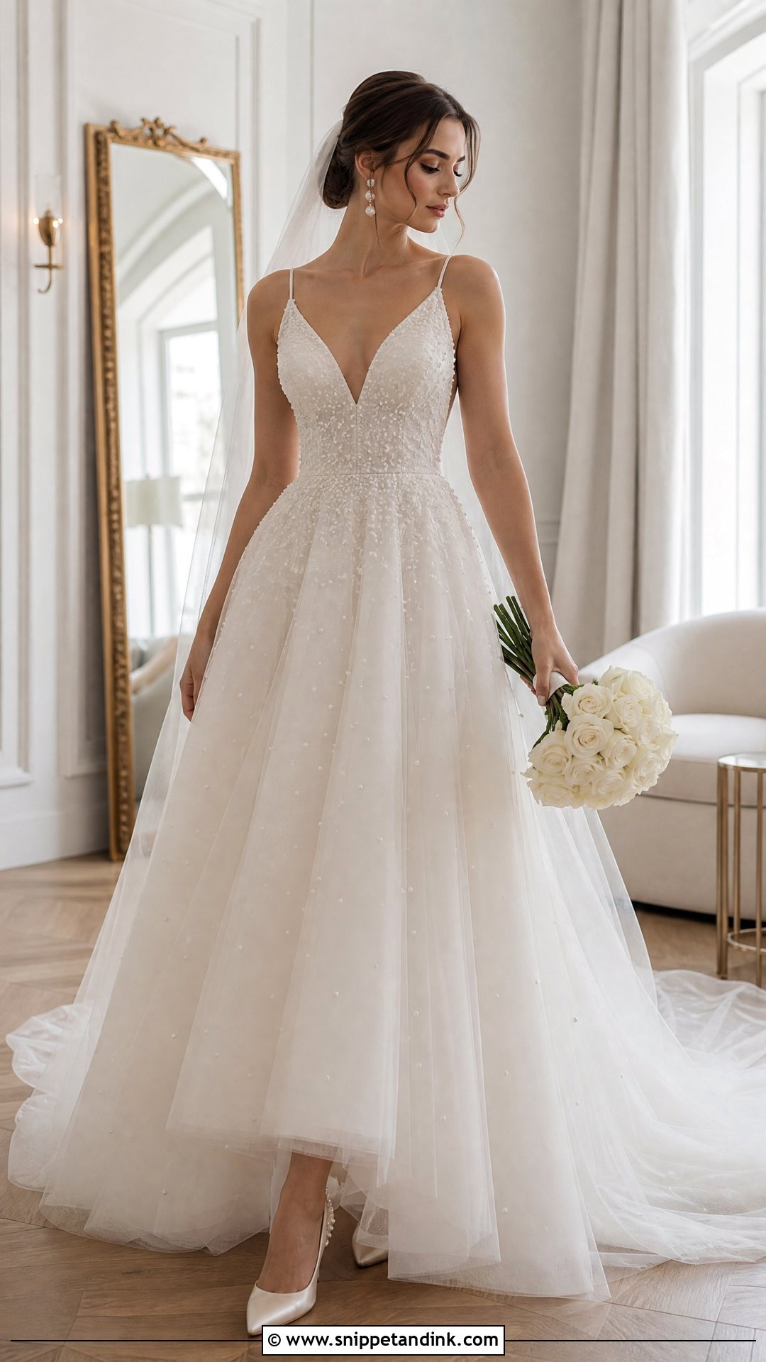 Pearl Bridal Dress - Snippet and Ink - 25 Luxury Bridal Dress Ideas