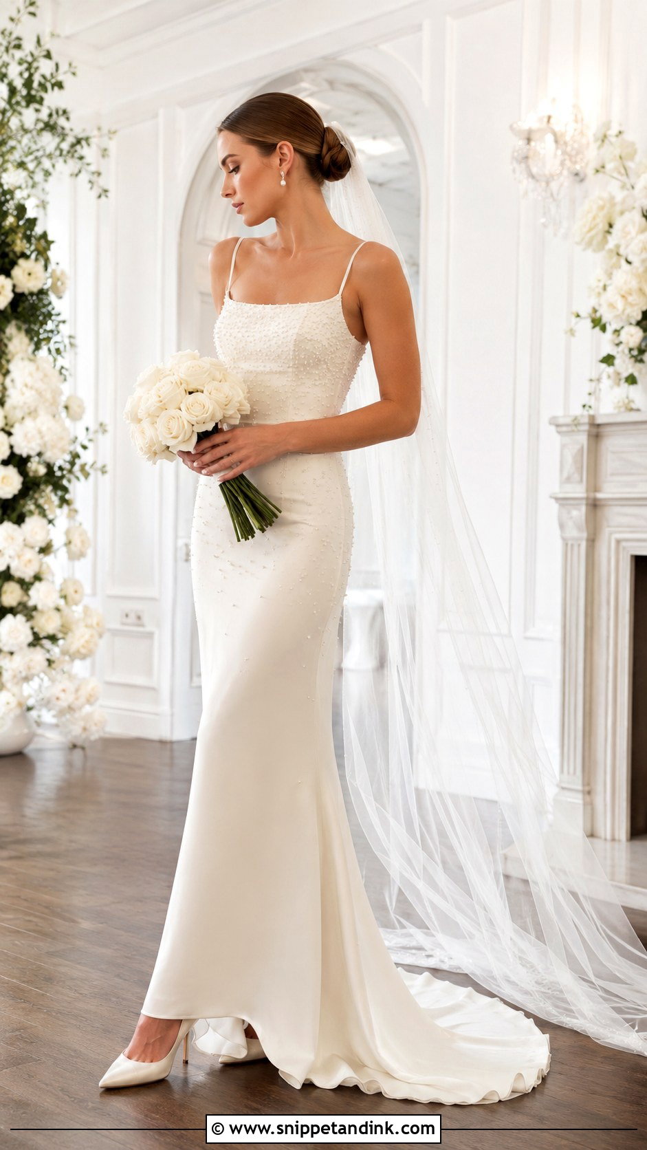 Pearl Bridal Dress - Snippet and Ink - 25 Elegant Bridal Dress Ideas