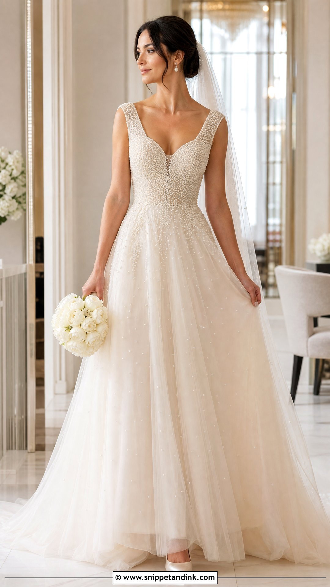 Pearl Bridal Dress - Snippet and Ink - 30 Bridal Dress Design Ideas