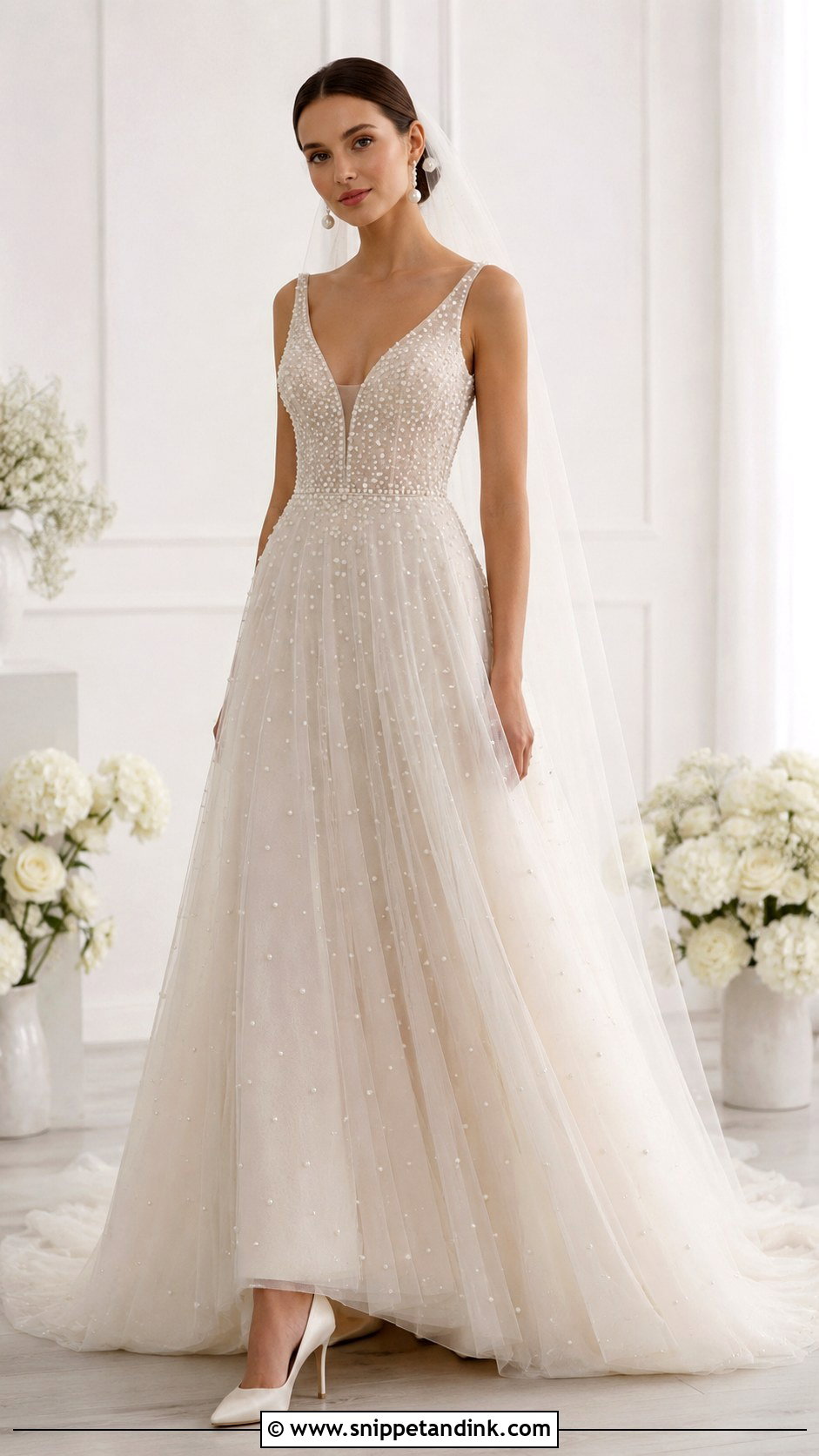 Pearl Bridal Gown - Snippet and Ink - 25 Bridal Gown Styles