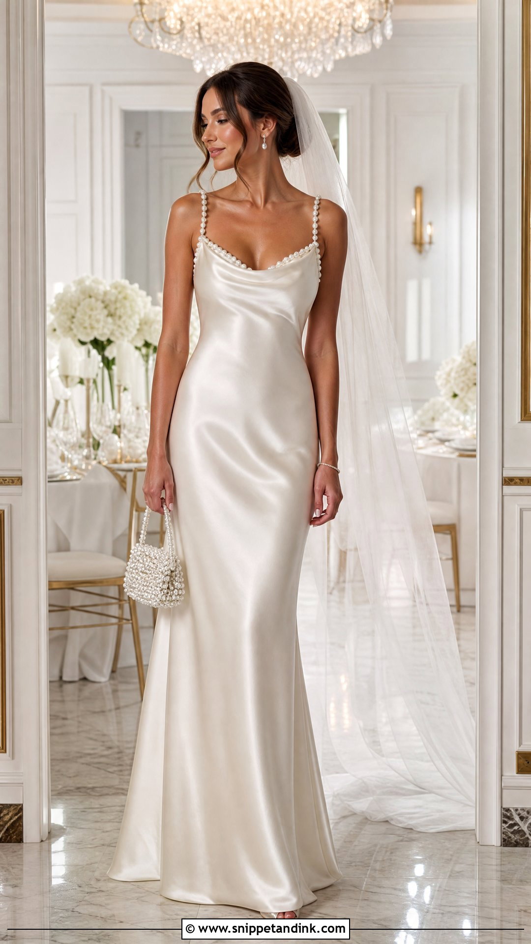 Pearl Bridal Slip Dress - Snippet and Ink - 20 Bridal Slip Dress Ideas