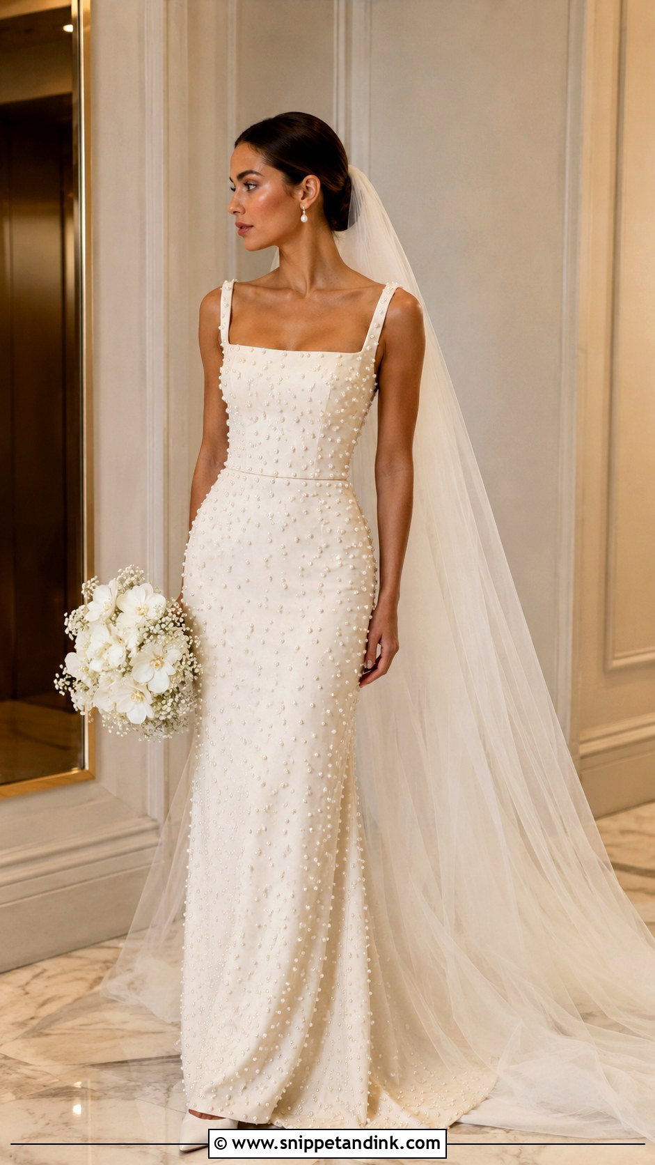 Pearl Bride Dress - Snippet and Ink - 25 Bride Dress Aesthetic Ideas