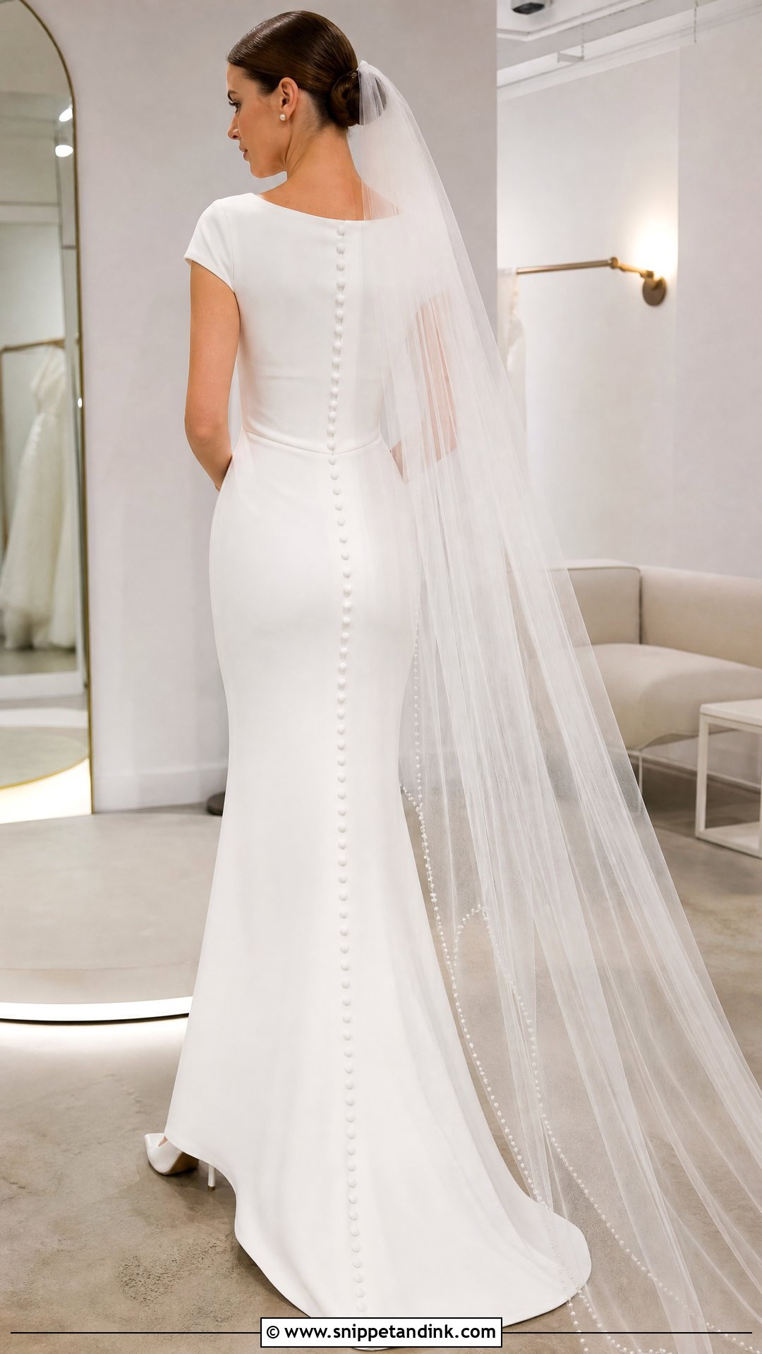 Pearl Button Wedding Dress - Snippet and Ink - 20 Wedding Dress with Buttons Down the Back Ideas