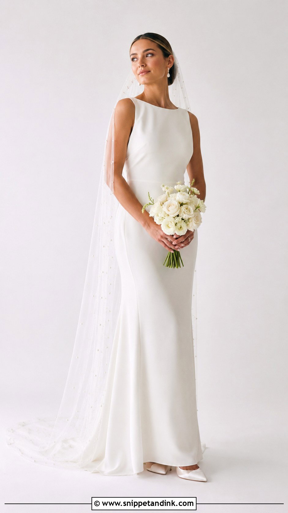 Pearl Detail Bride Look - Snippet and Ink - 25 Bride Looks