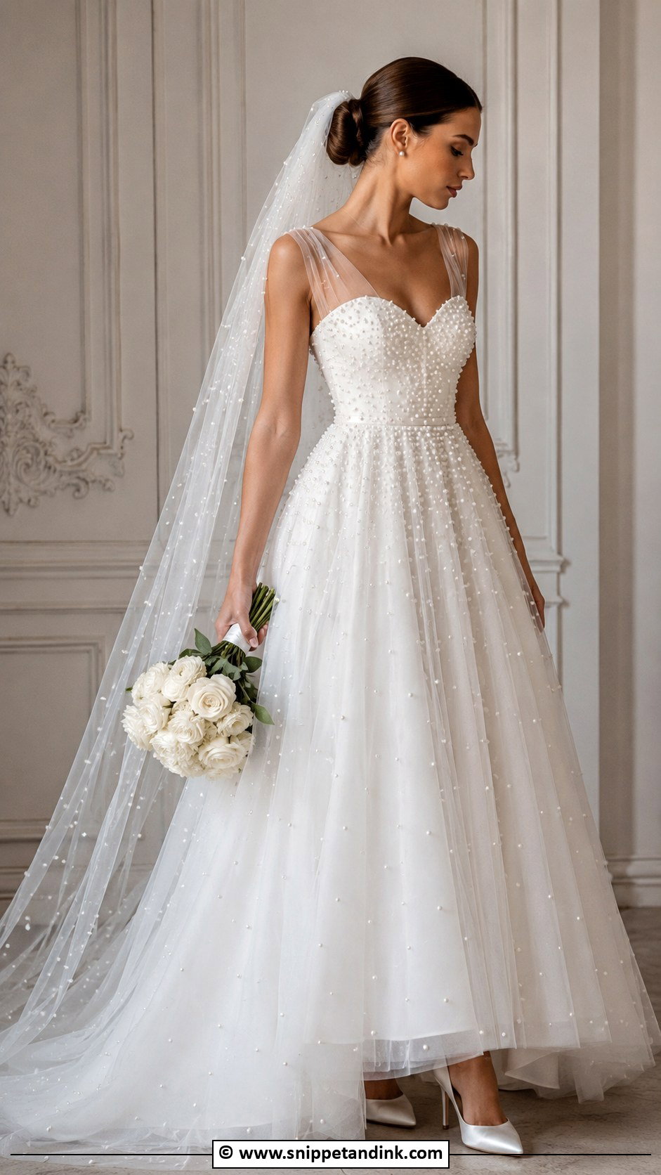Pearl Fairytale Wedding Dress - Snippet and Ink - 30 Fairytale Wedding Dress Ideas