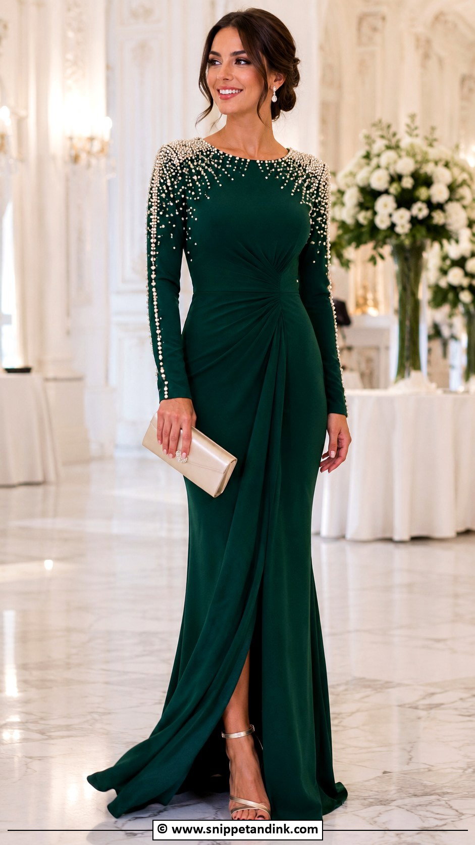 Pearl Formal Dress Outfit - Snippet and Ink - 35 Pearl Dress Ideas