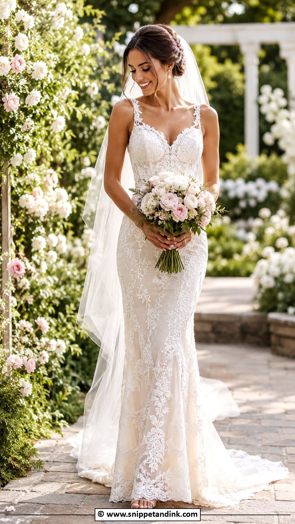 Pearl Lace Wedding Dress - Snippet and Ink - 35 Pearl Wedding Dress Ideas